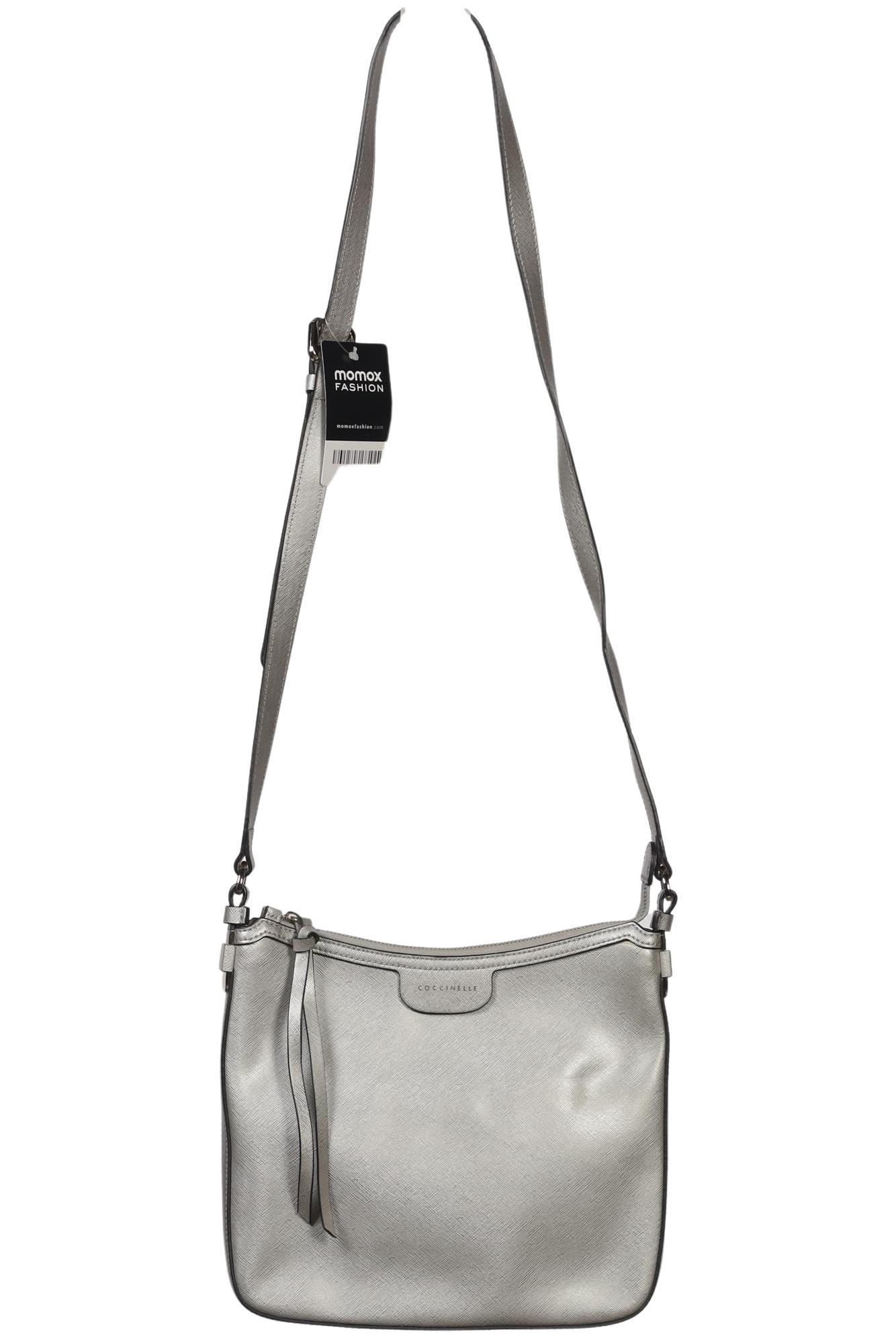 

Coccinelle Damen Handtasche, silber, Gr.