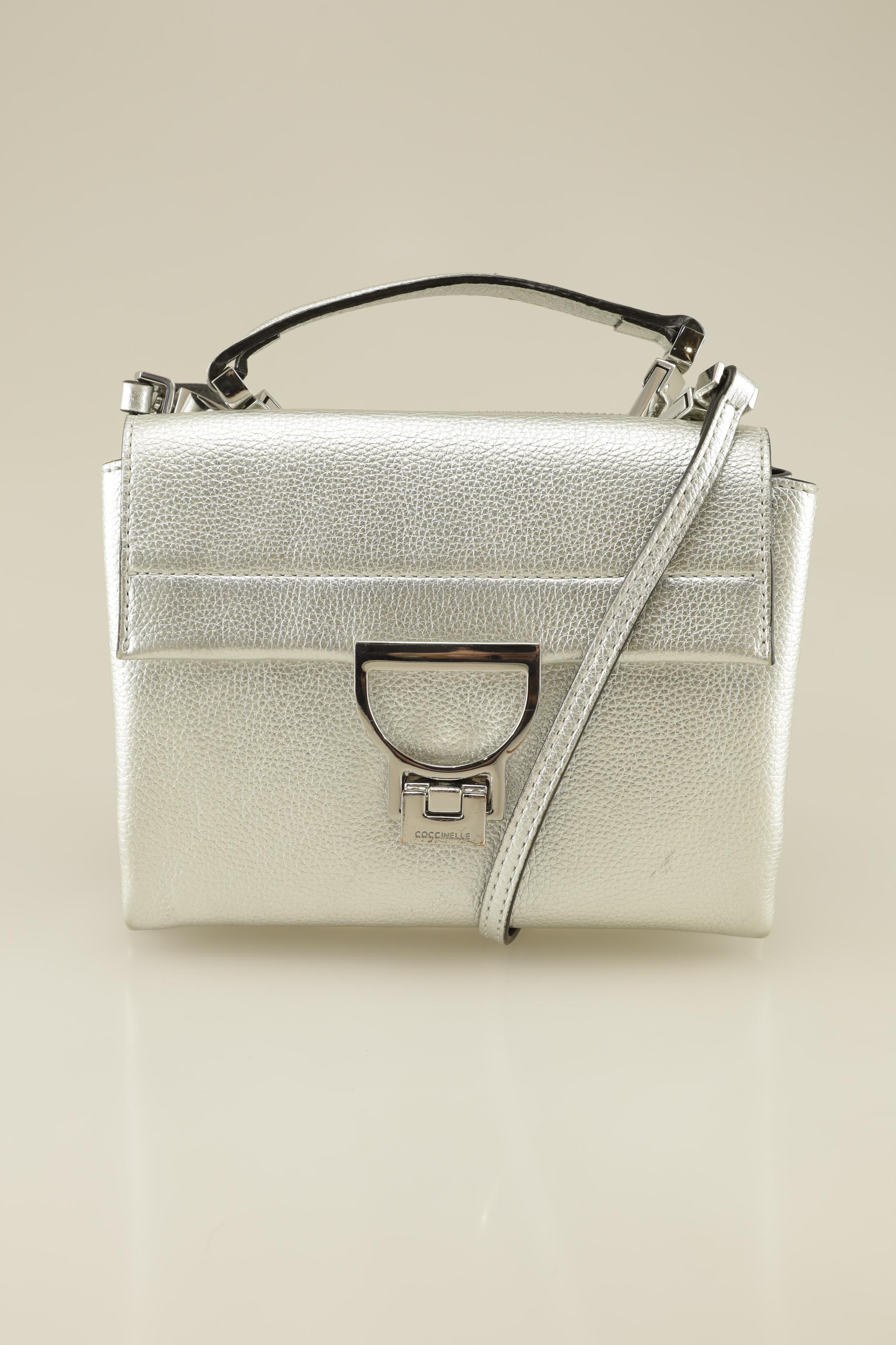 

Coccinelle Damen Handtasche, silber, Gr.
