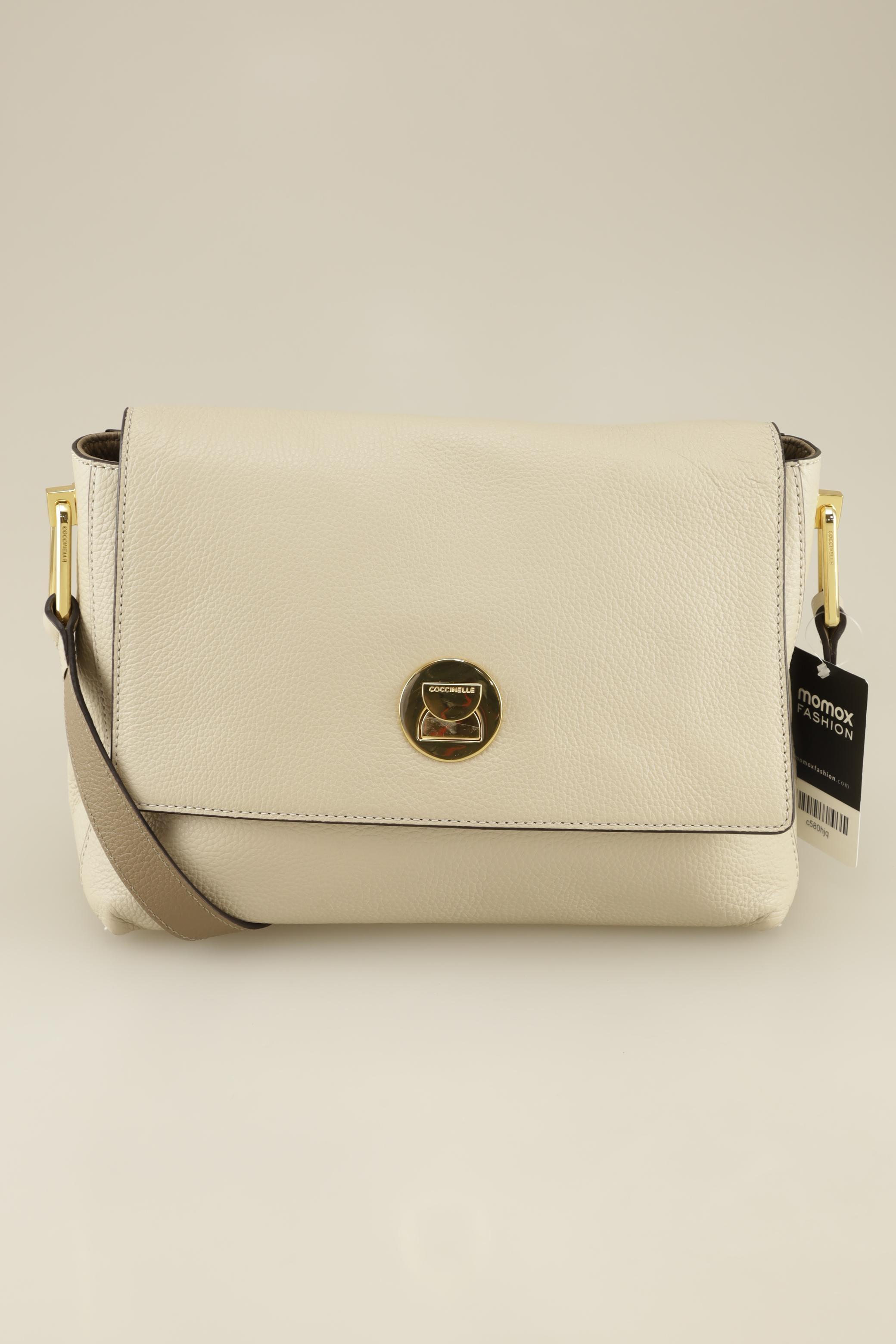 

Coccinelle Damen Handtasche, cremeweiß, Gr.