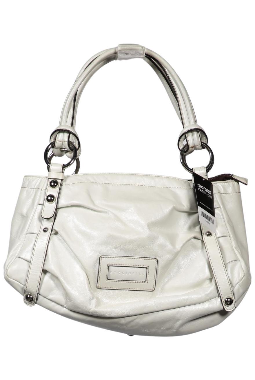 

Coccinelle Damen Handtasche, cremeweiß, Gr.