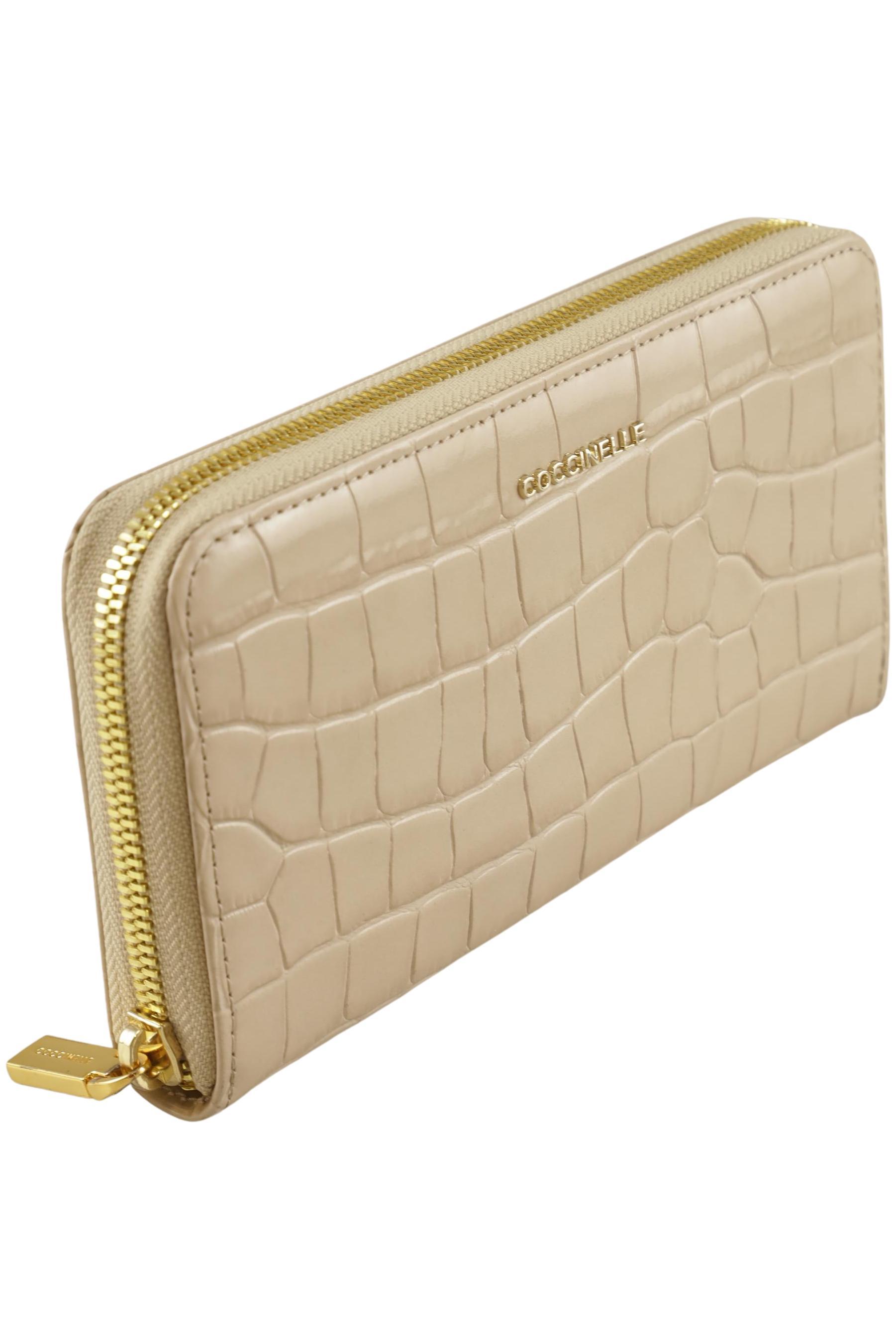 

Coccinelle Damen Portemonnaie, beige, Gr.
