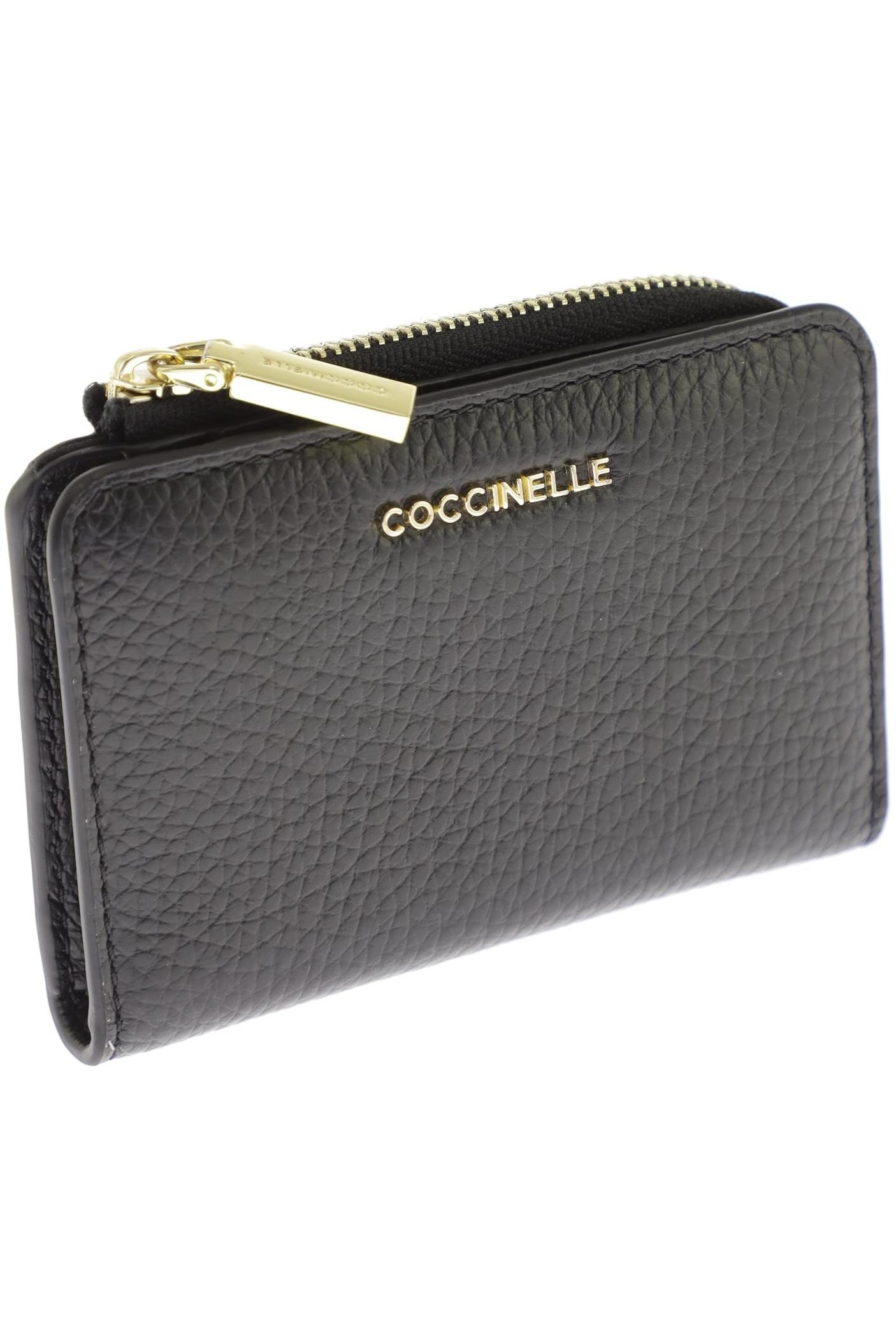 

Coccinelle Damen Portemonnaie, schwarz, Gr.