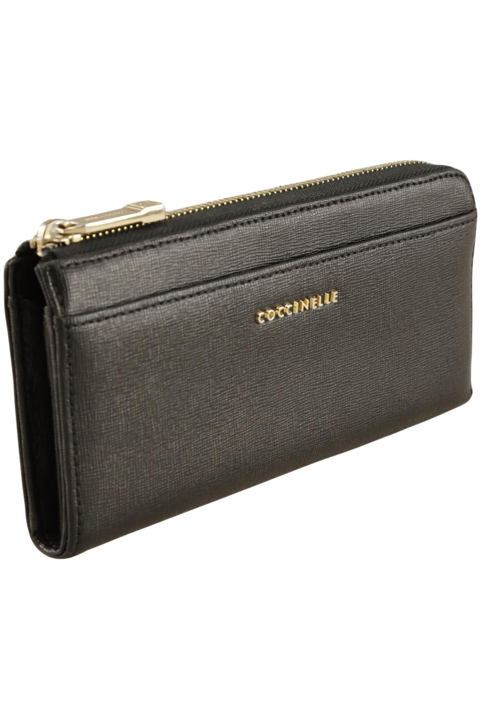 

Coccinelle Damen Portemonnaie, schwarz, Gr.