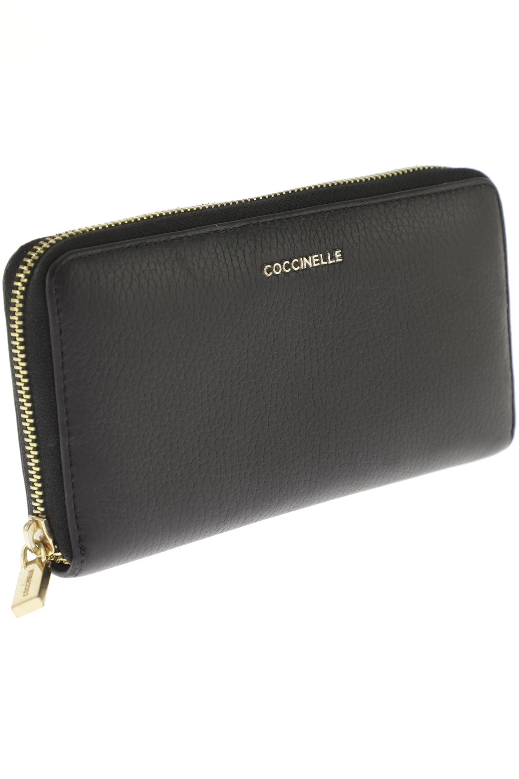 

Coccinelle Damen Portemonnaie, schwarz, Gr.