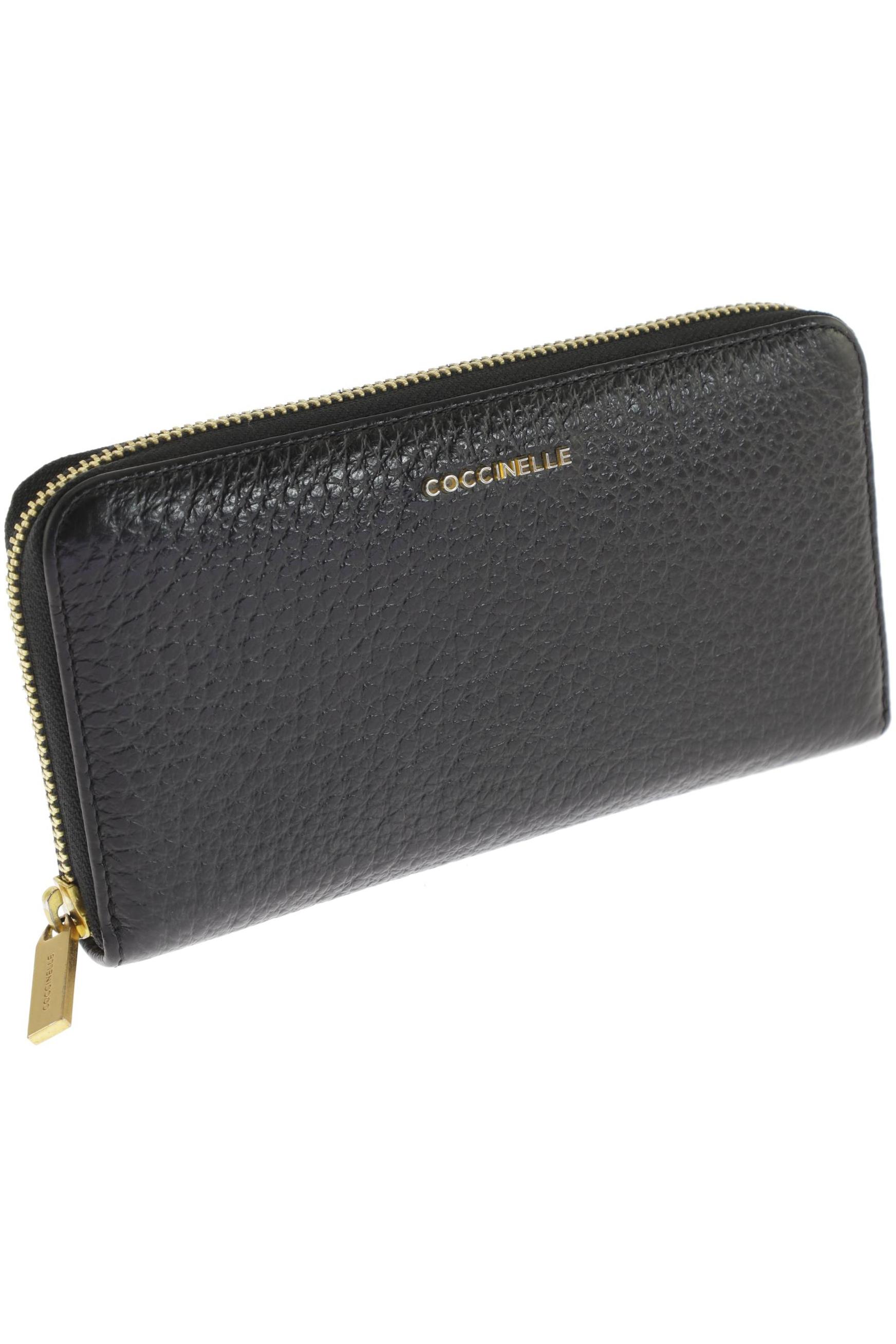 

Coccinelle Damen Portemonnaie, schwarz, Gr.
