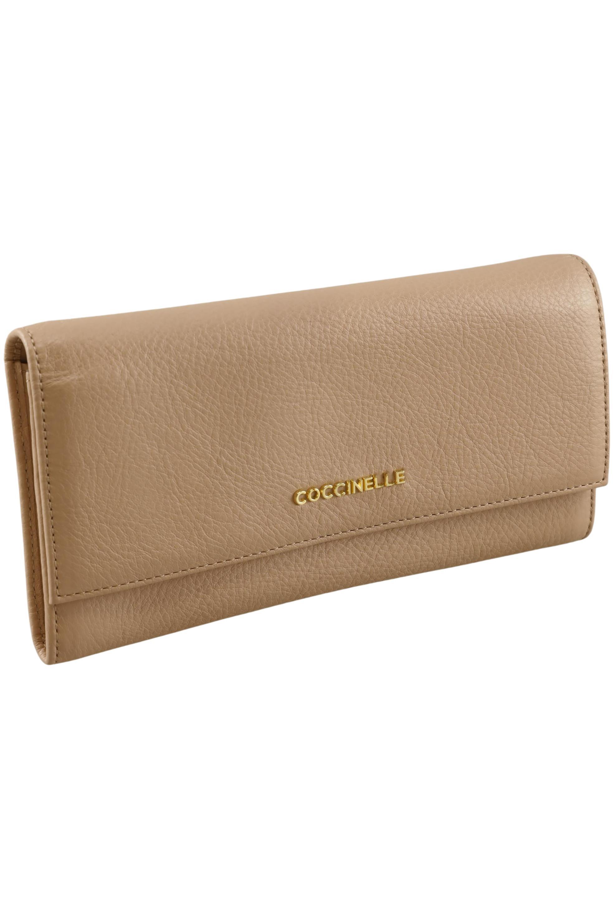 

Coccinelle Damen Portemonnaie, beige, Gr.