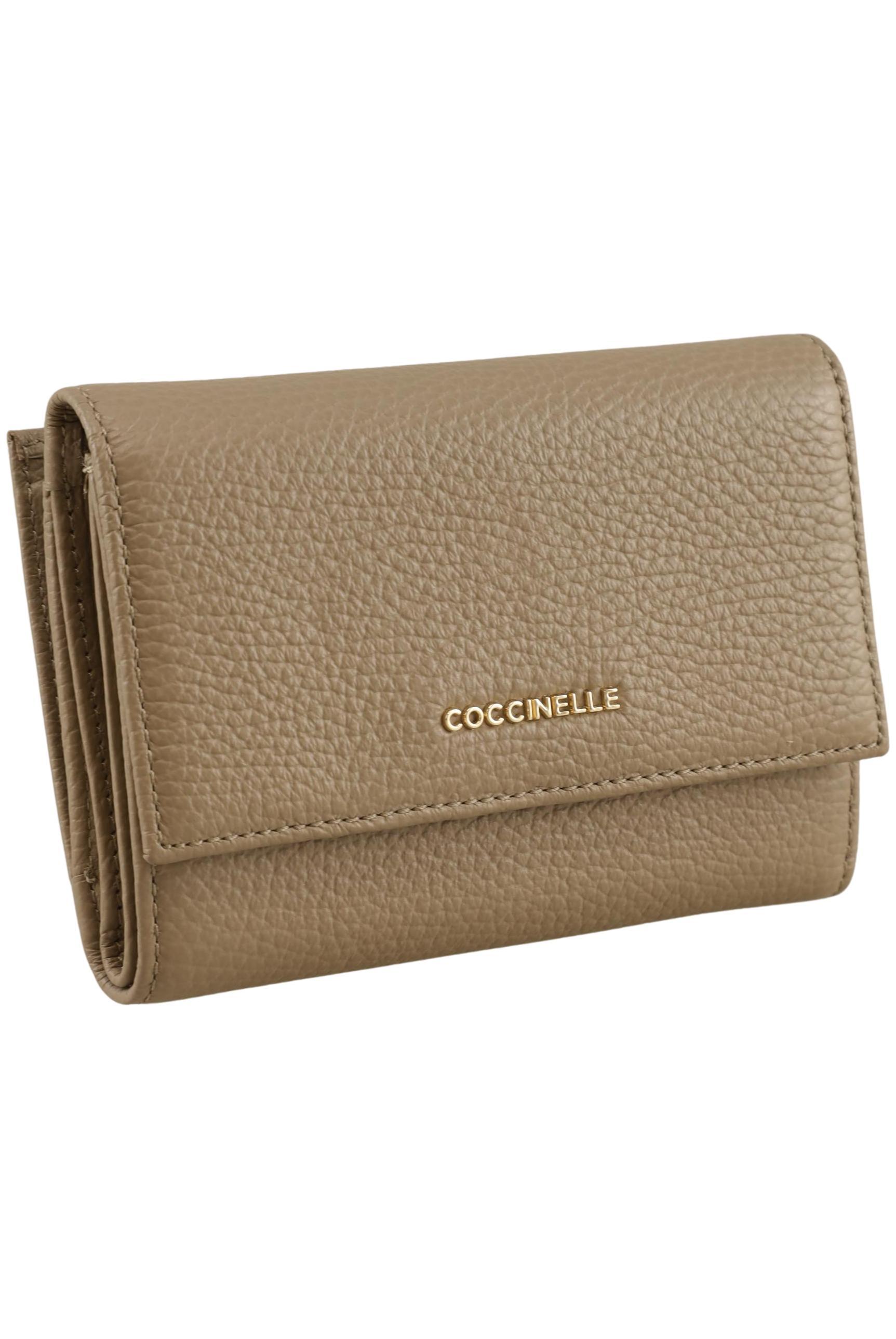 

Coccinelle Damen Portemonnaie, beige, Gr.