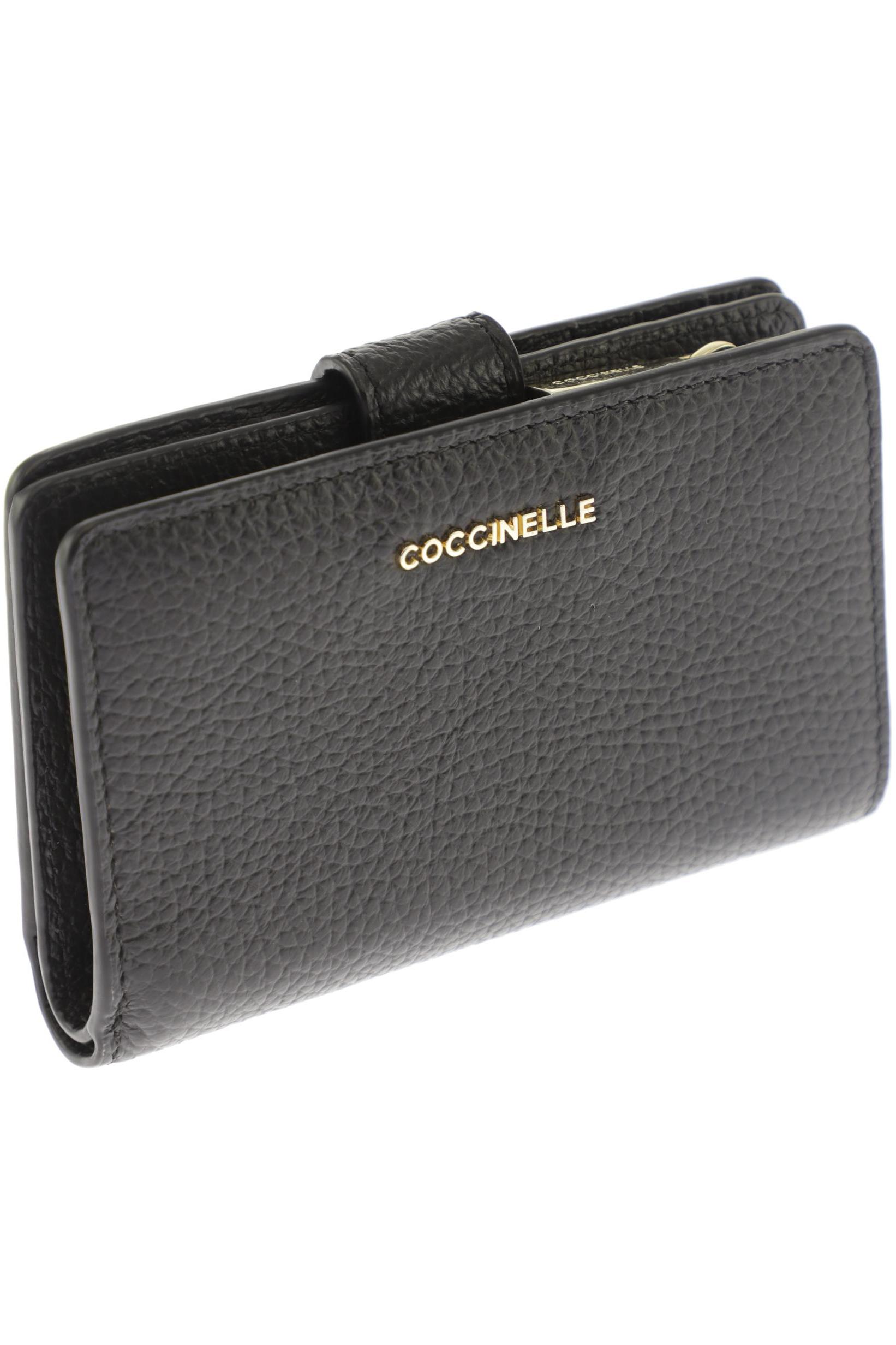 

Coccinelle Damen Portemonnaie, schwarz, Gr.