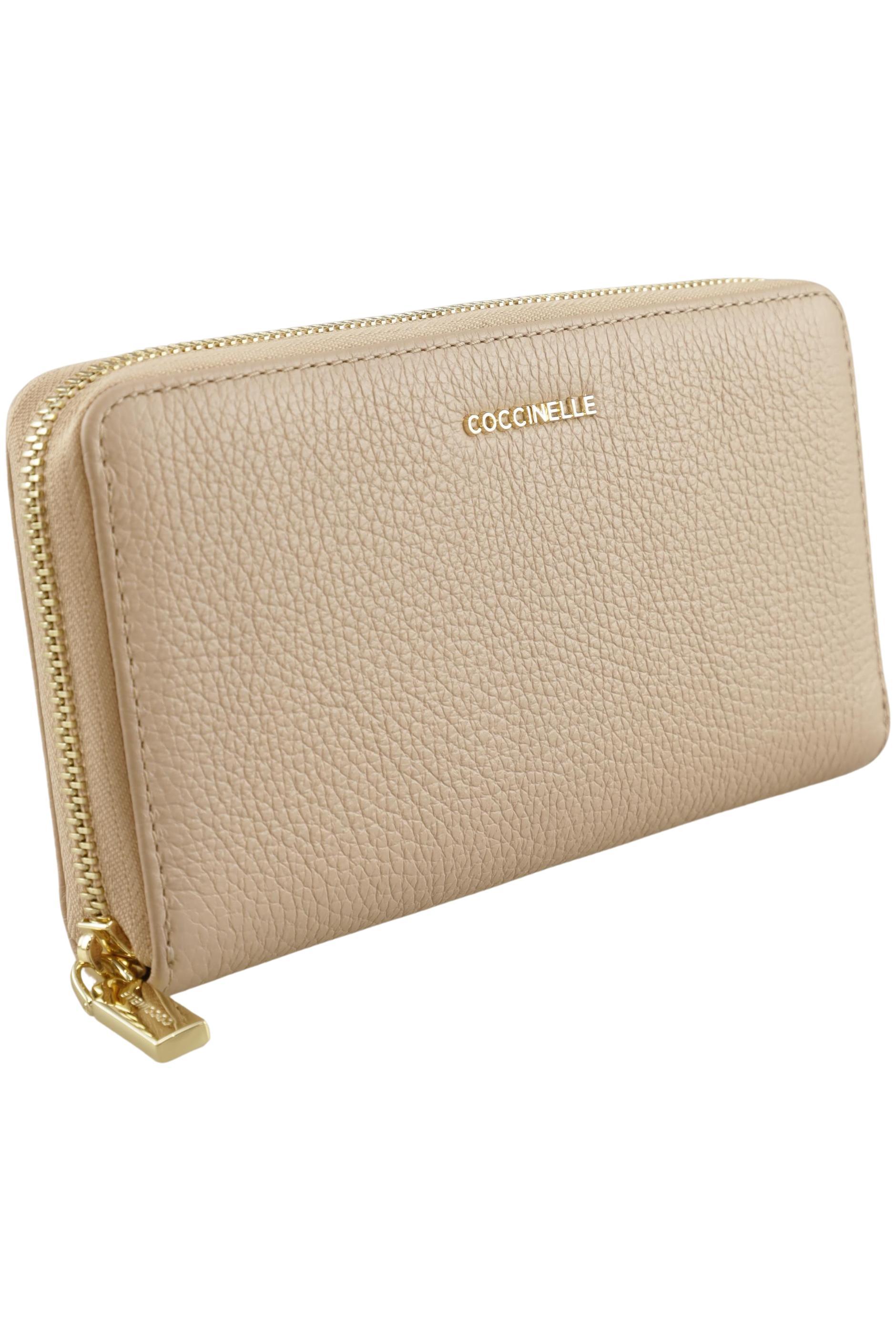 

Coccinelle Damen Portemonnaie, beige, Gr.