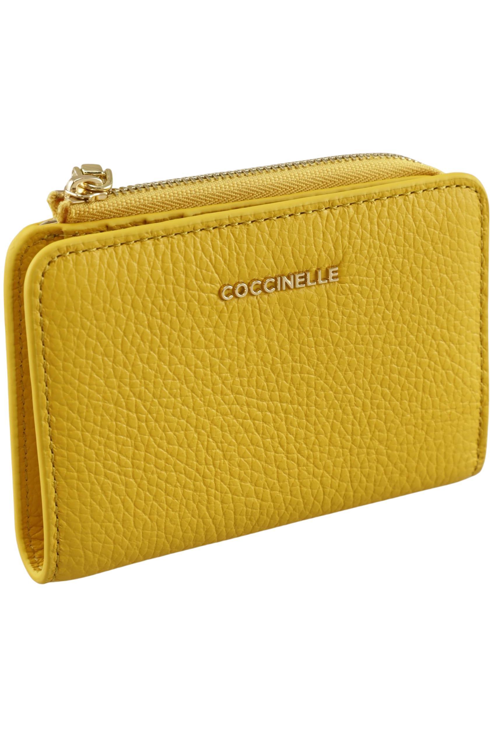 

Coccinelle Damen Portemonnaie, gelb, Gr.