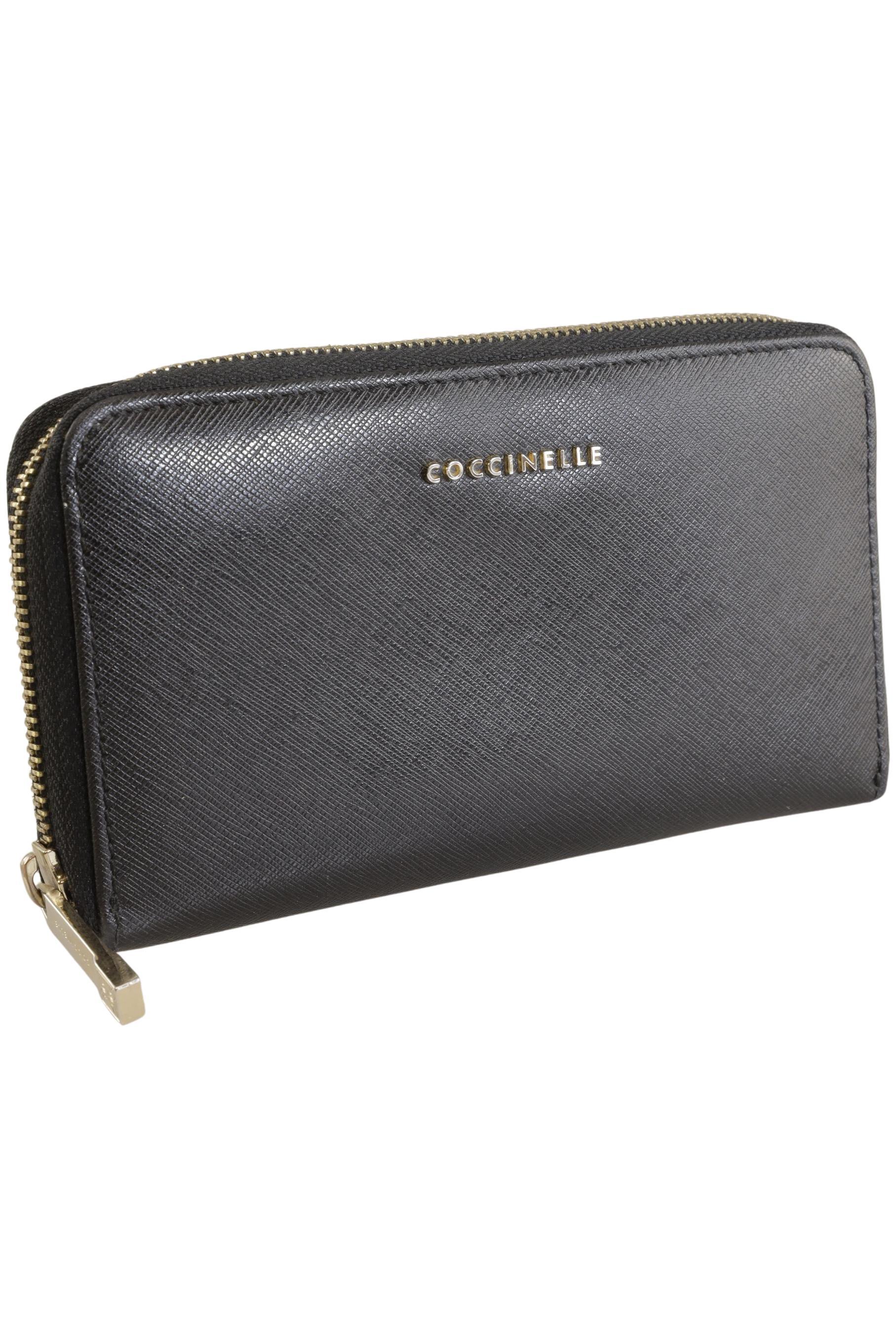 

Coccinelle Damen Portemonnaie, schwarz, Gr.