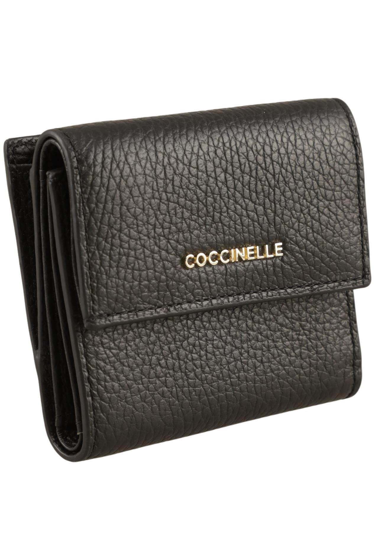 

Coccinelle Damen Portemonnaie, schwarz, Gr.