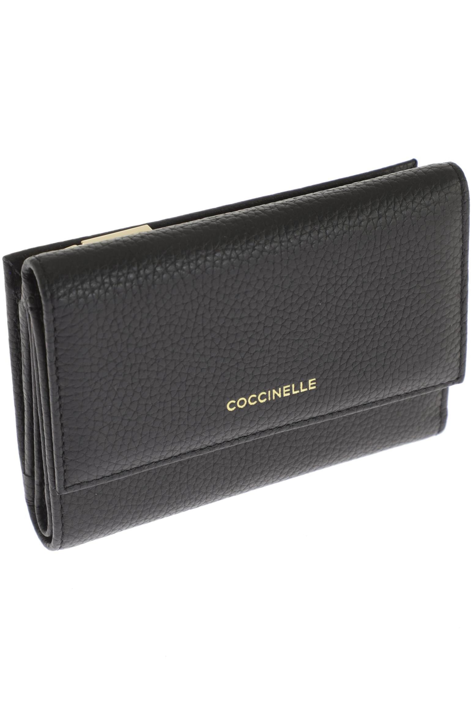 

Coccinelle Damen Portemonnaie, schwarz, Gr.