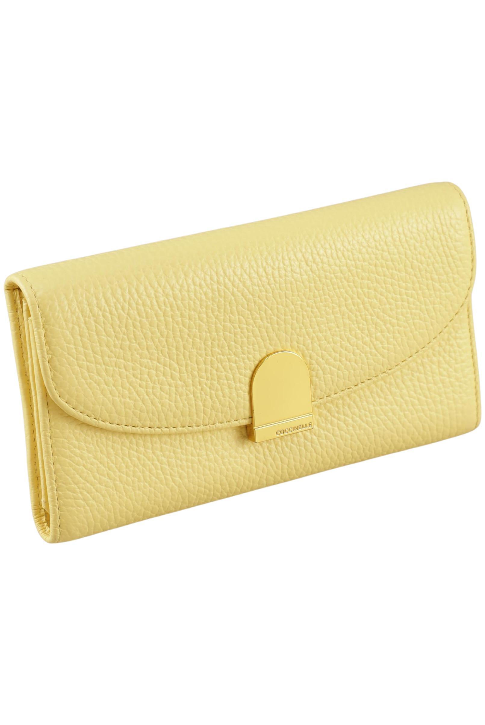 

Coccinelle Damen Portemonnaie, gelb, Gr.