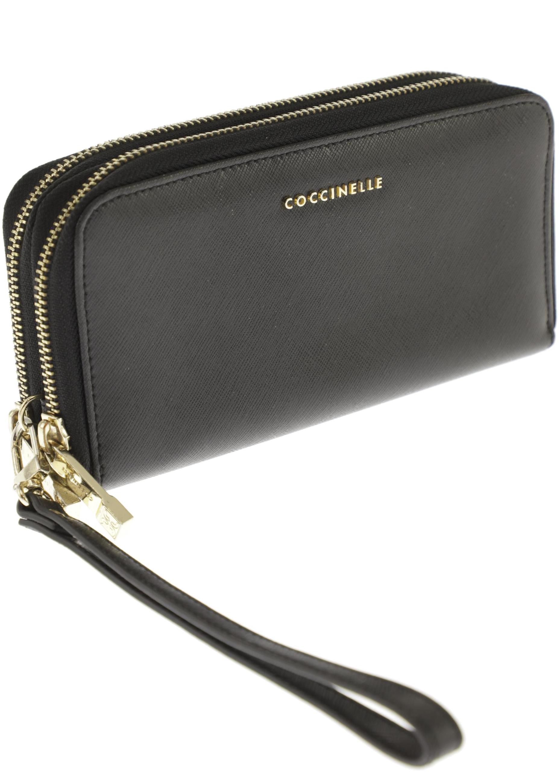 

Coccinelle Damen Portemonnaie, schwarz, Gr.