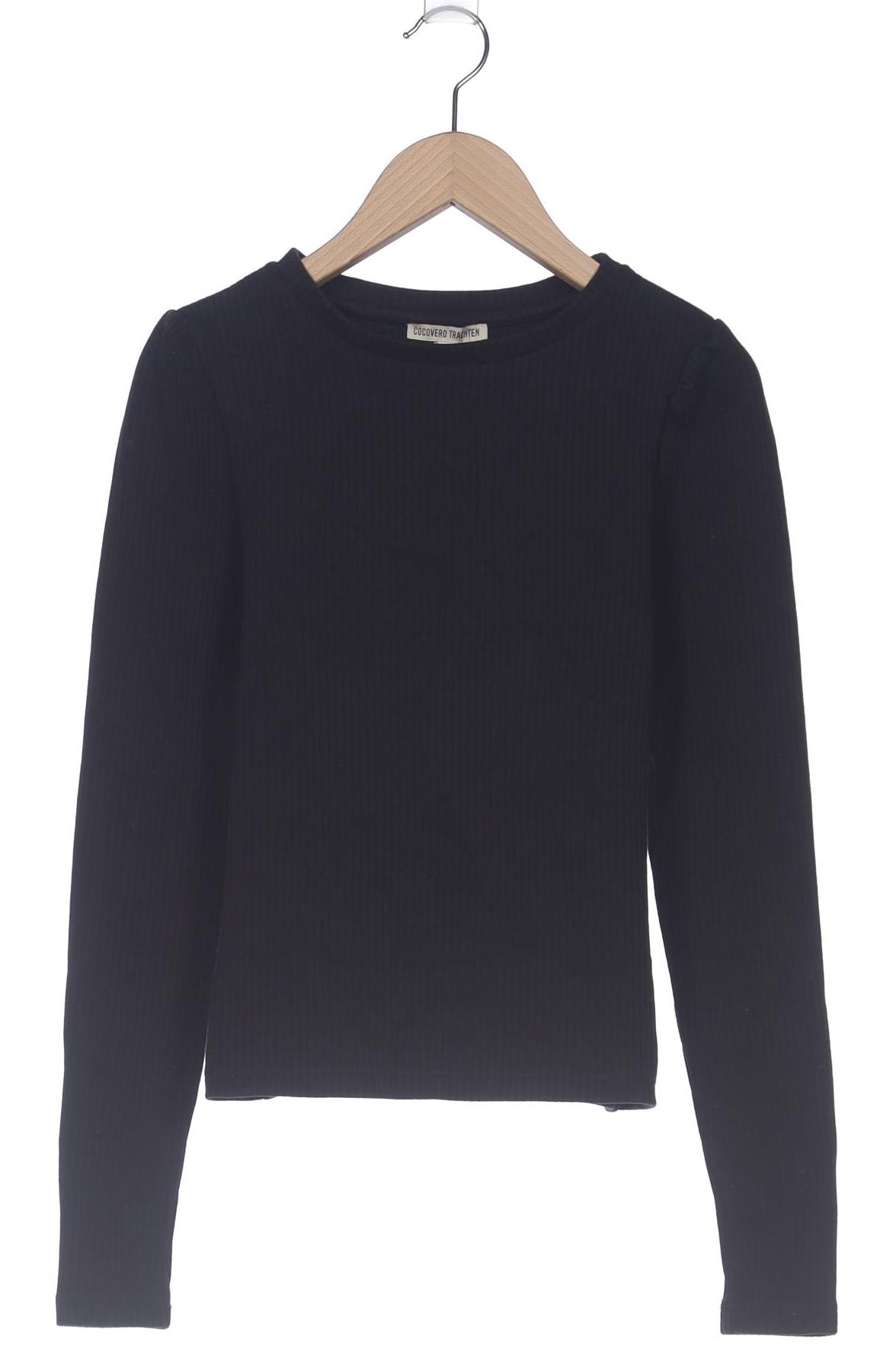 

CocoVero Damen Langarmshirt, schwarz, Gr. 34
