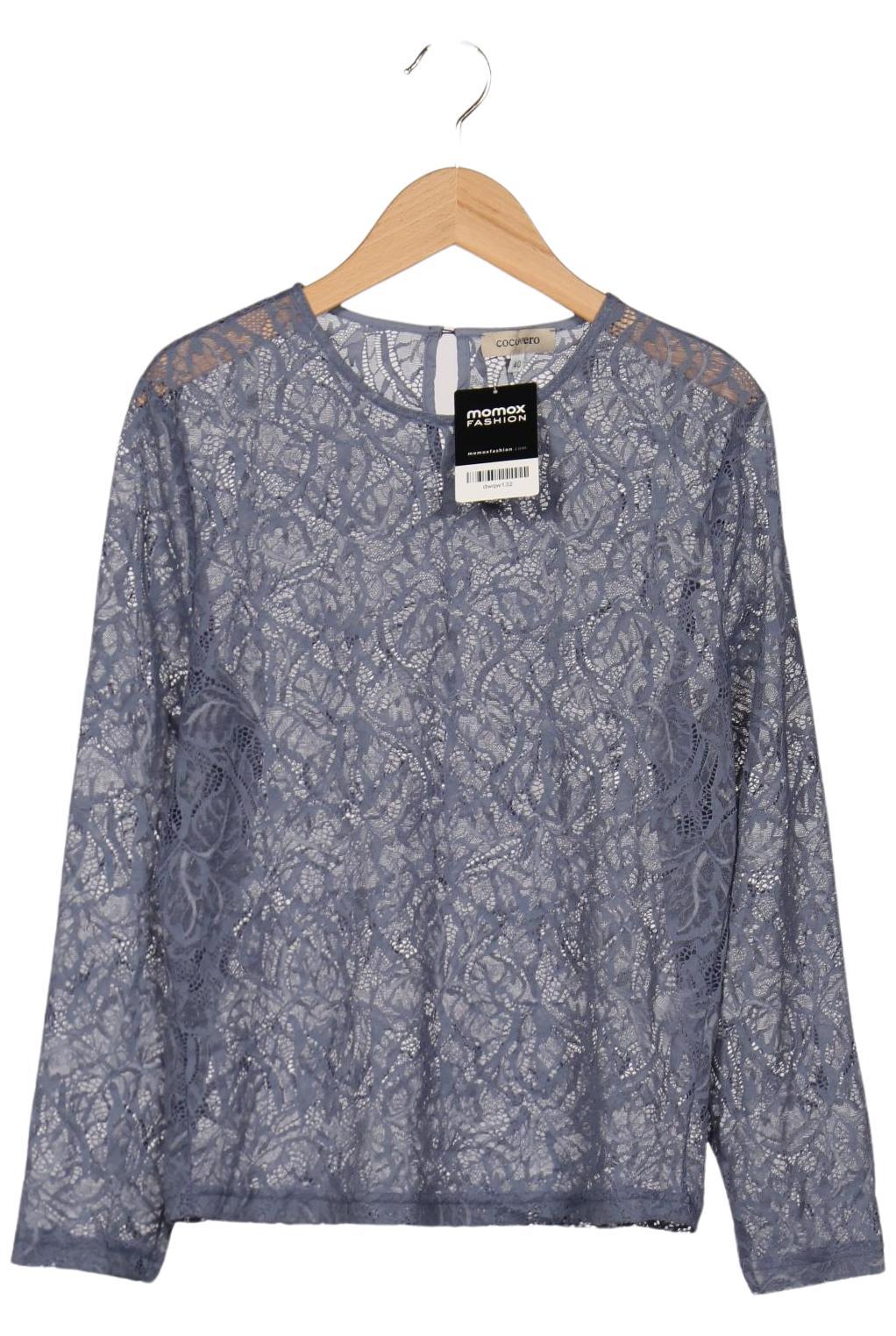 

CocoVero Damen Langarmshirt, blau, Gr. 40