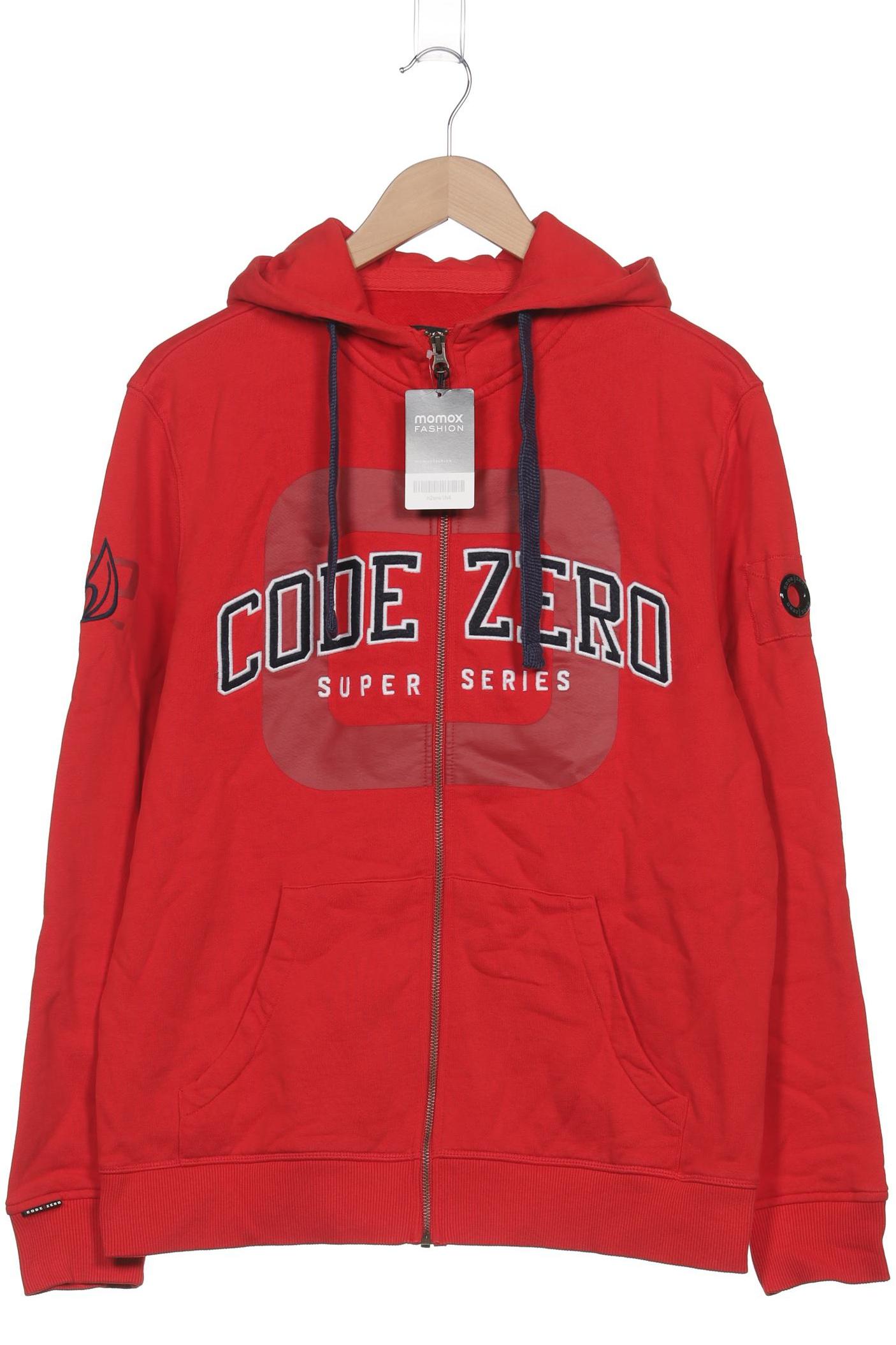 

Code Zero Herren Kapuzenpullover, rot, Gr. 48