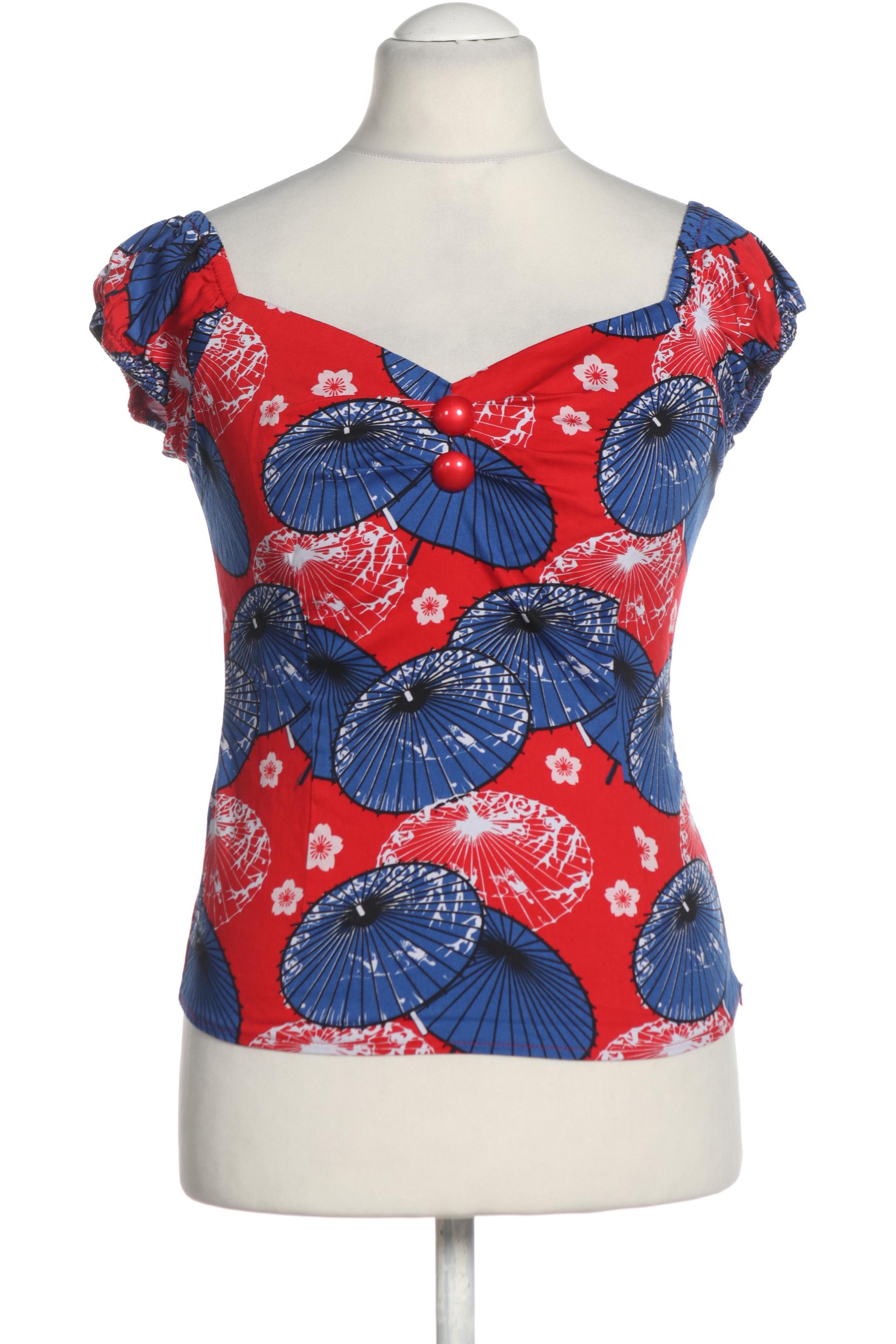 

Collectif London Damen Bluse, rot, Gr.