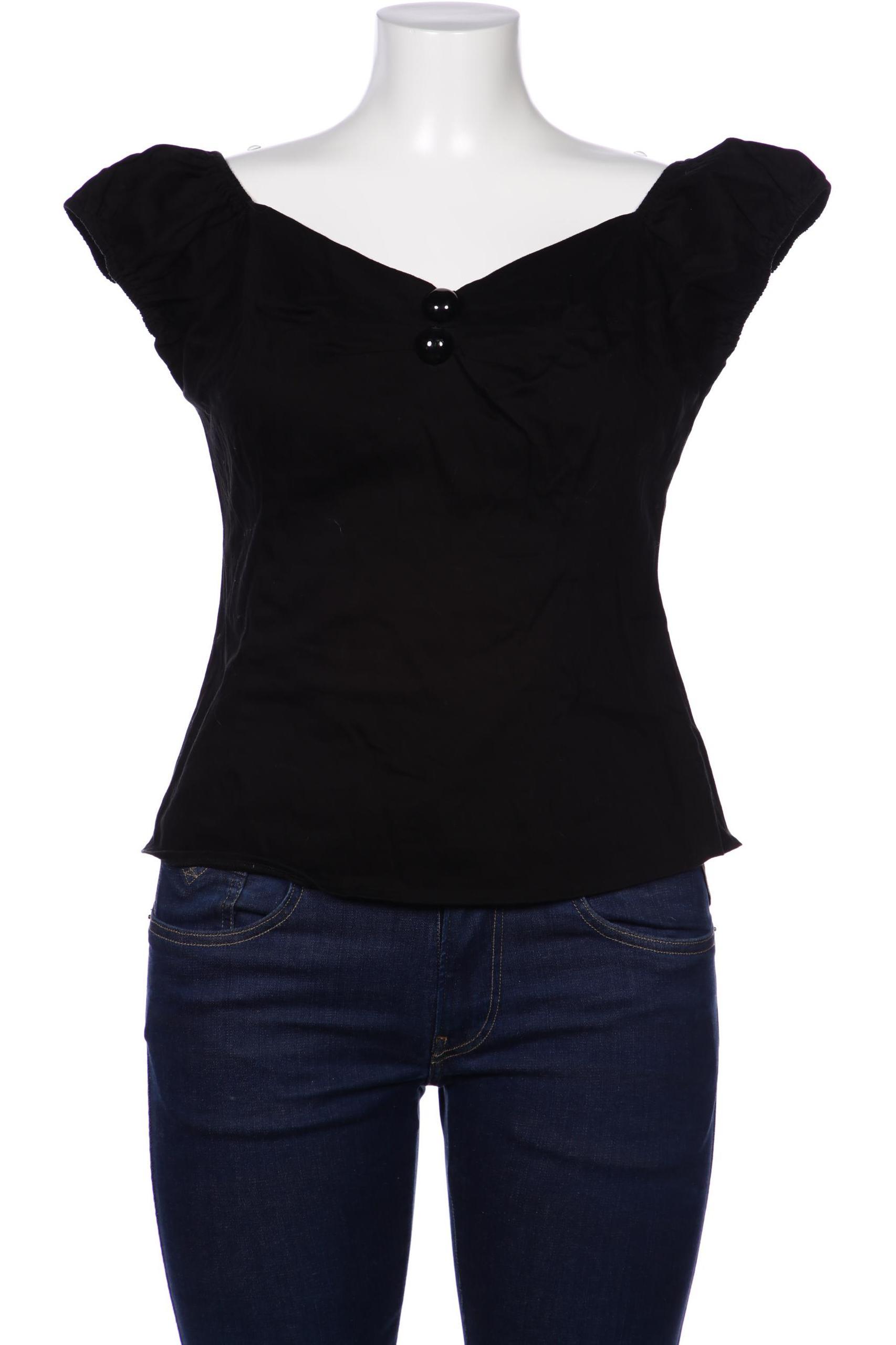 

Collectif Damen Bluse, schwarz, Gr. 44