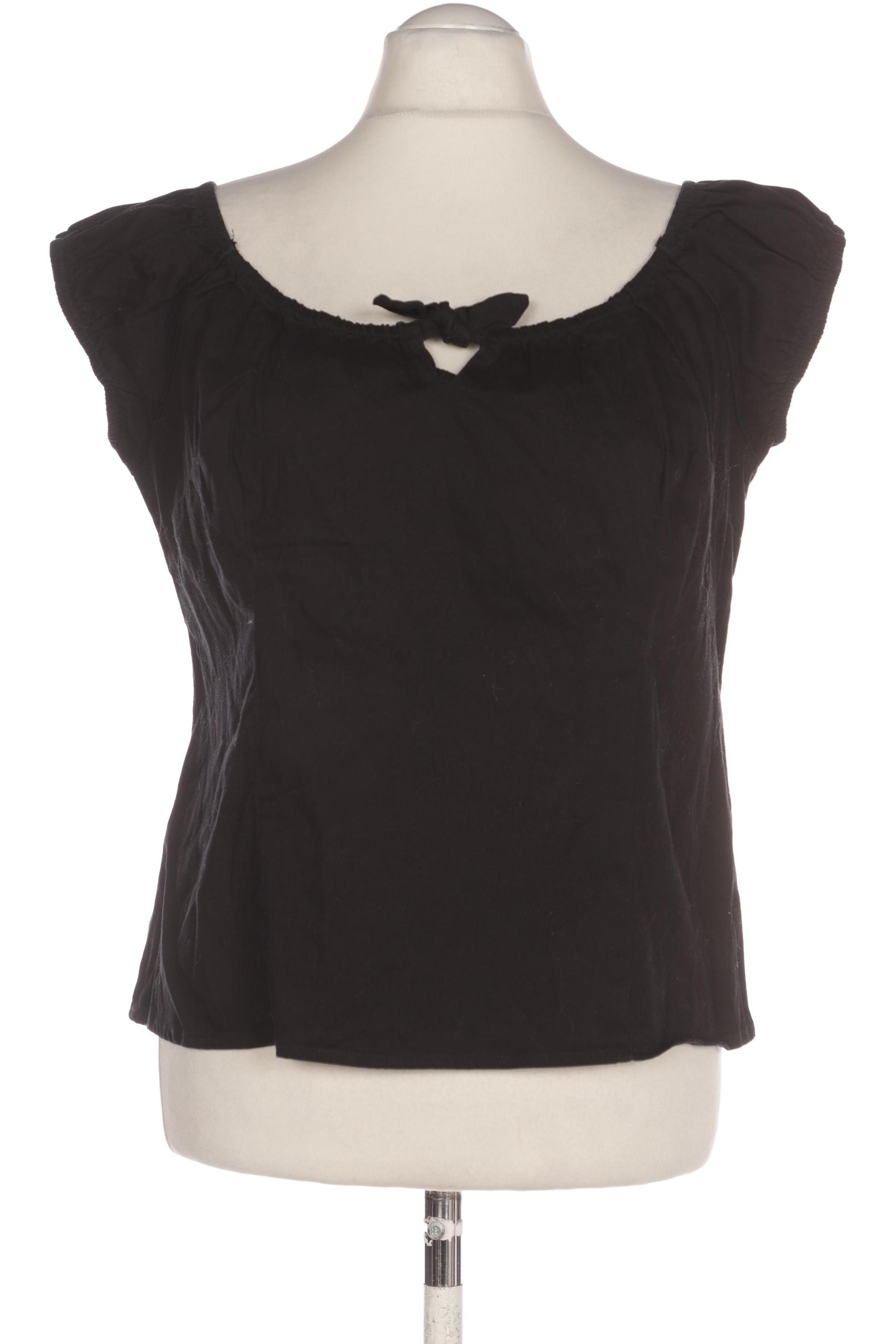 

Collectif Damen Bluse, schwarz, Gr. 48
