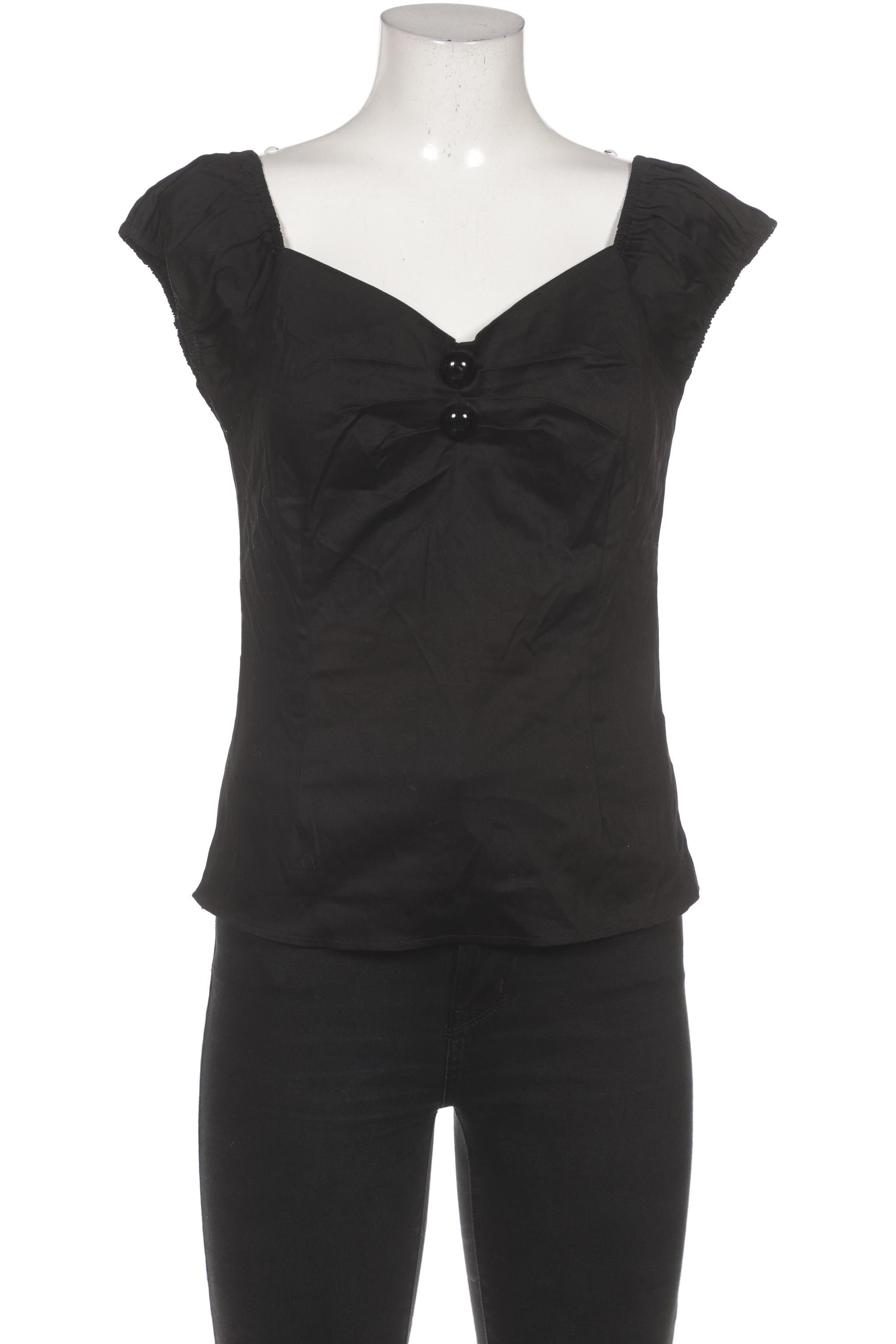 

Collectif Damen Bluse, schwarz, Gr. 14