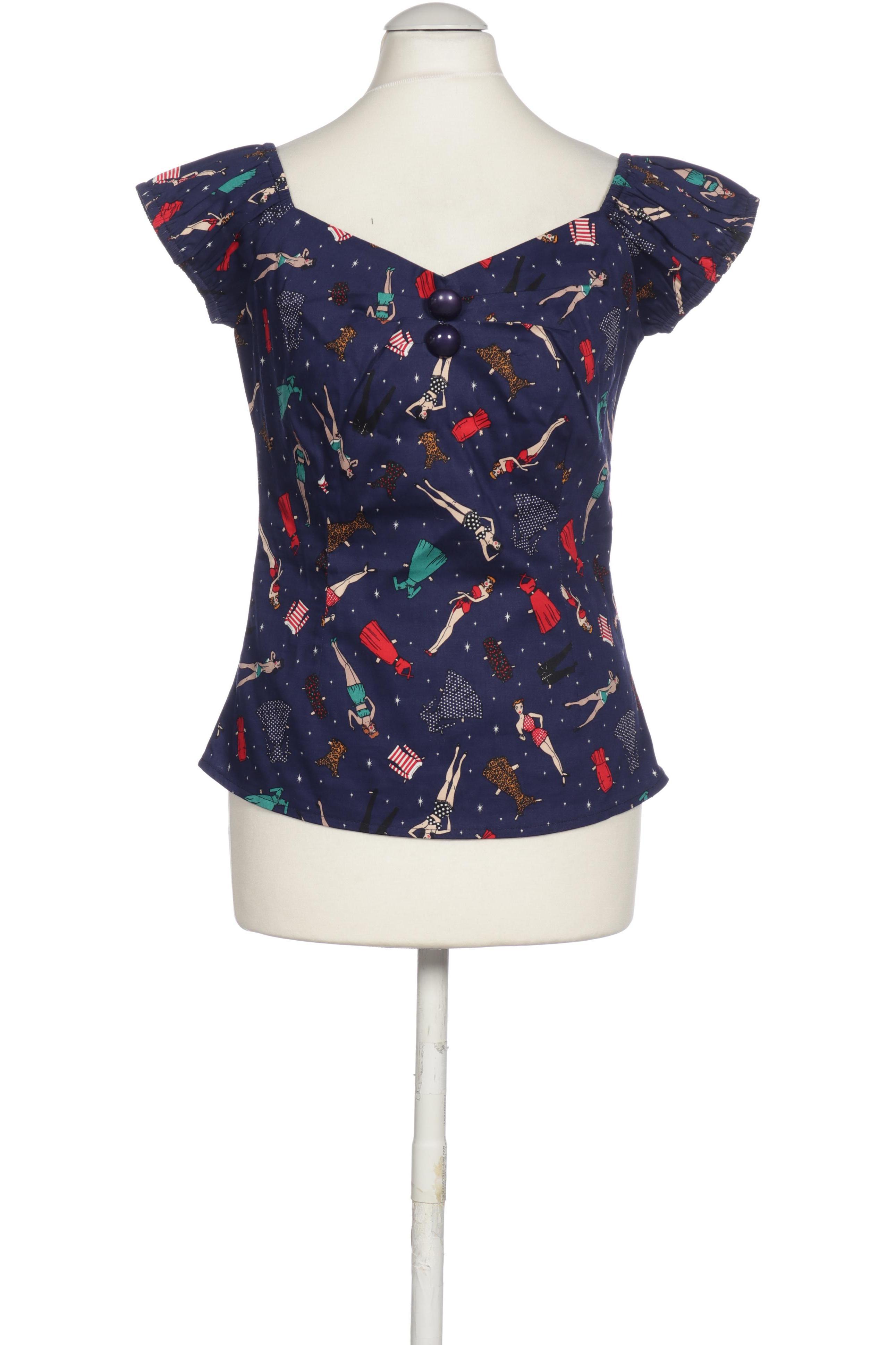 

Collectif London Damen Bluse, blau, Gr.