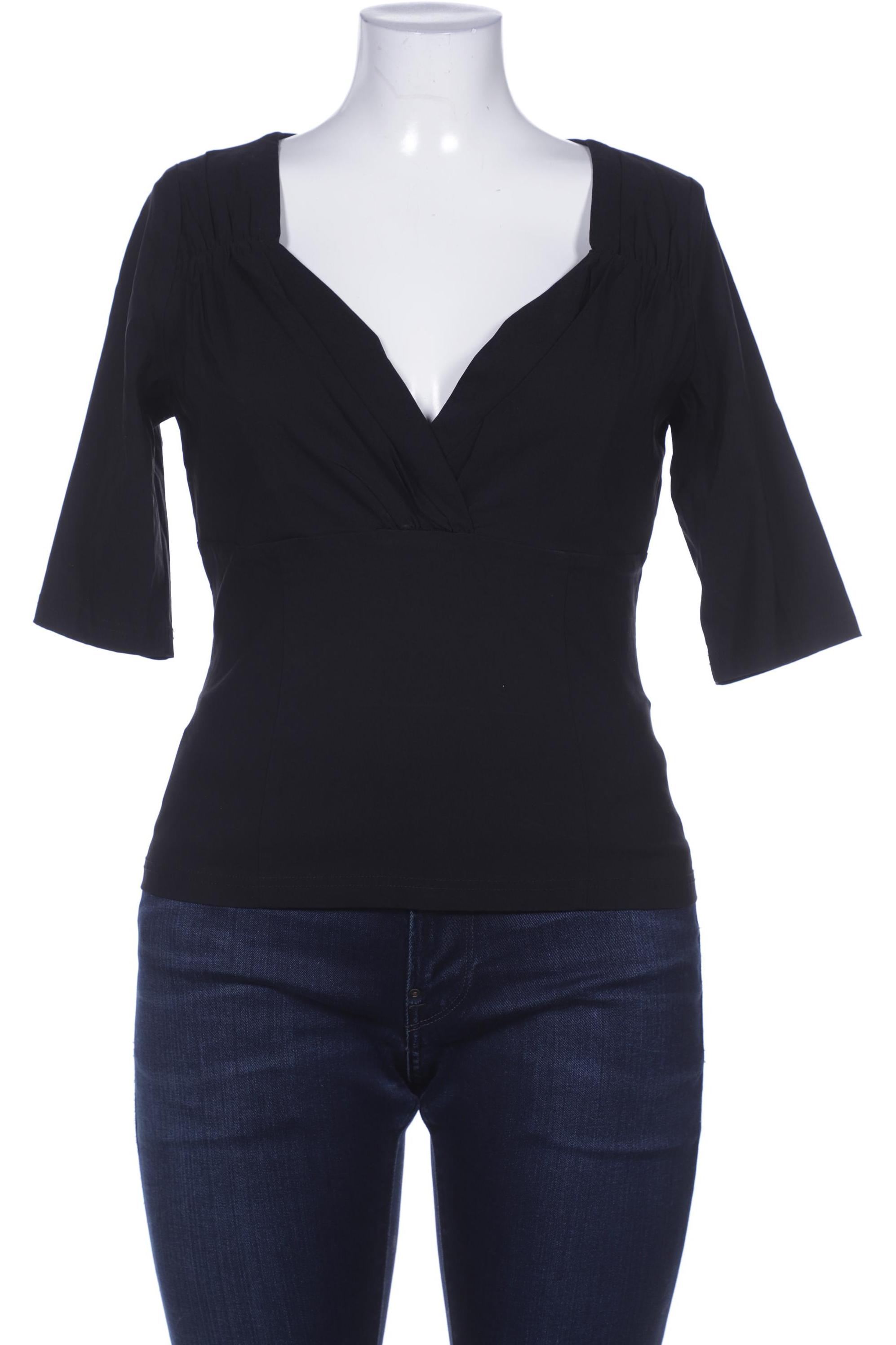 

Collectif Damen Bluse, schwarz, Gr. 42