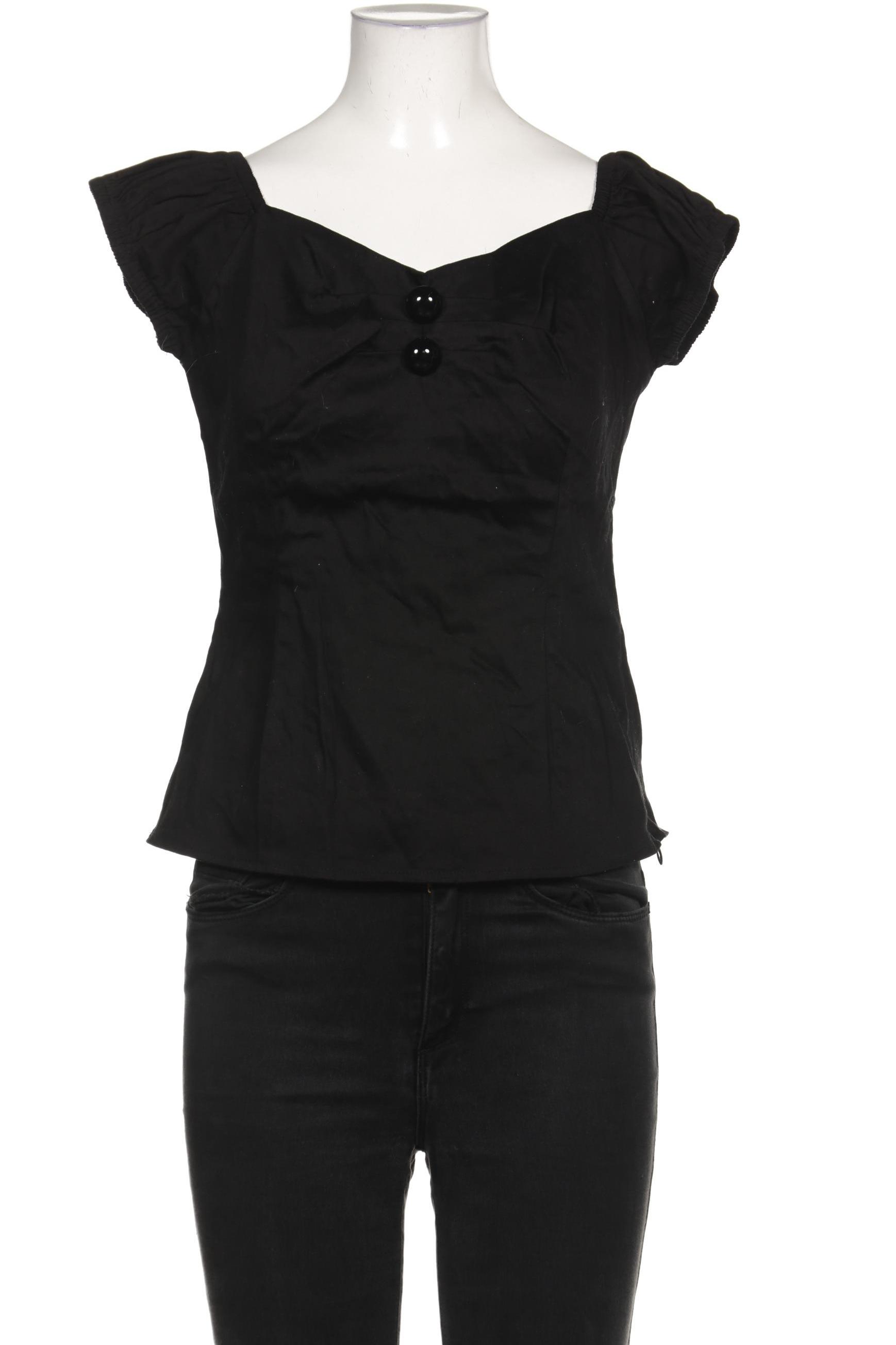 

Collectif Damen Bluse, schwarz, Gr. 38