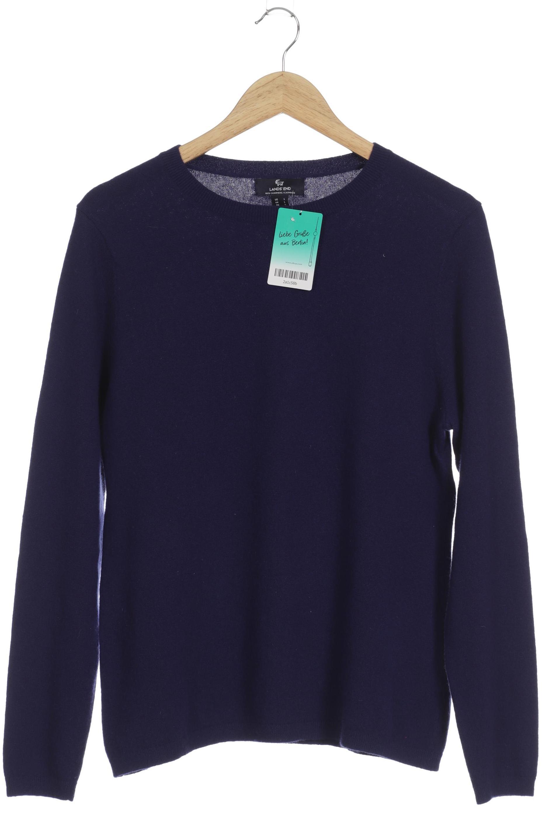 

Lands End Damen Pullover, blau, Gr.