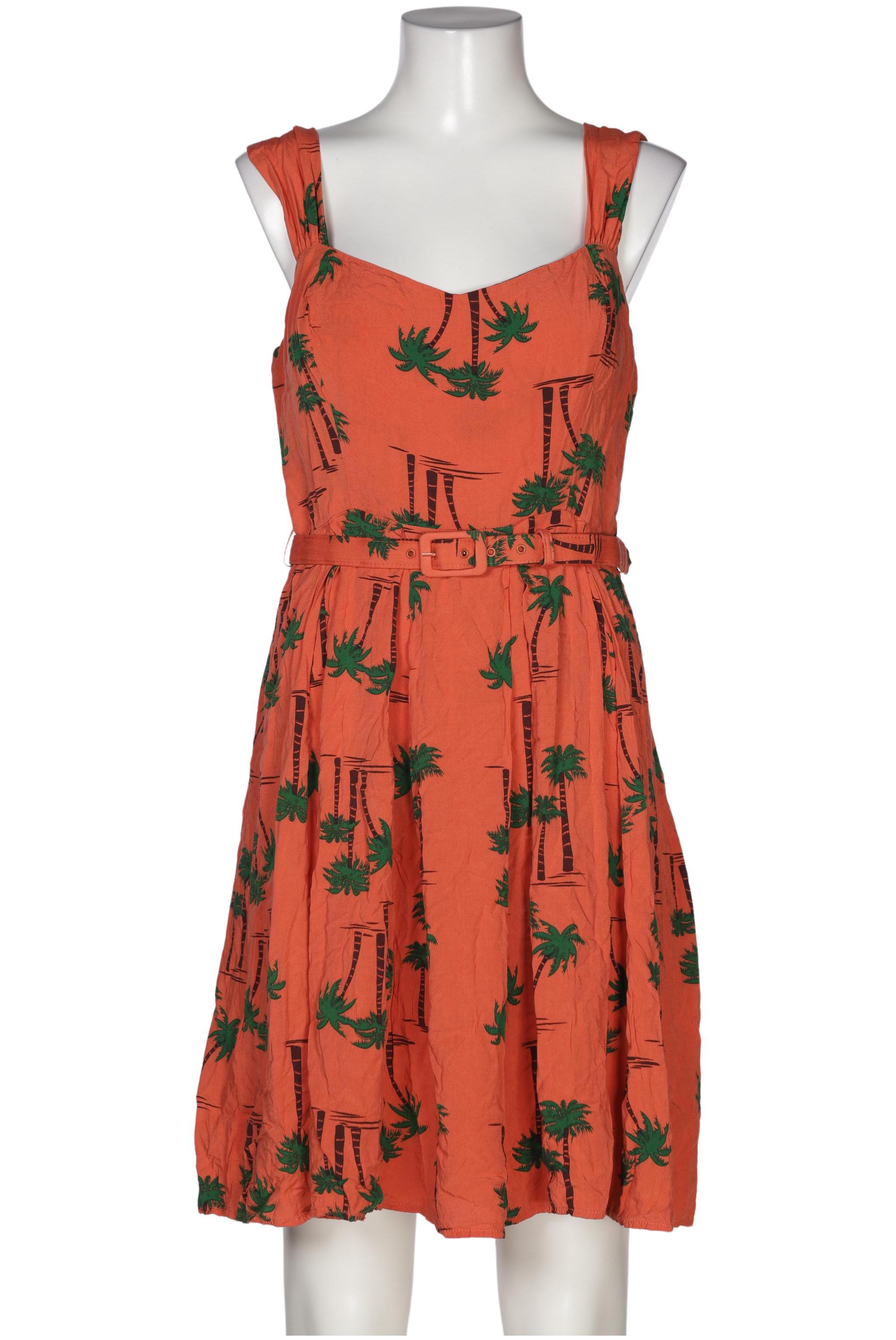 

Collectif Damen Kleid, orange, Gr. 40