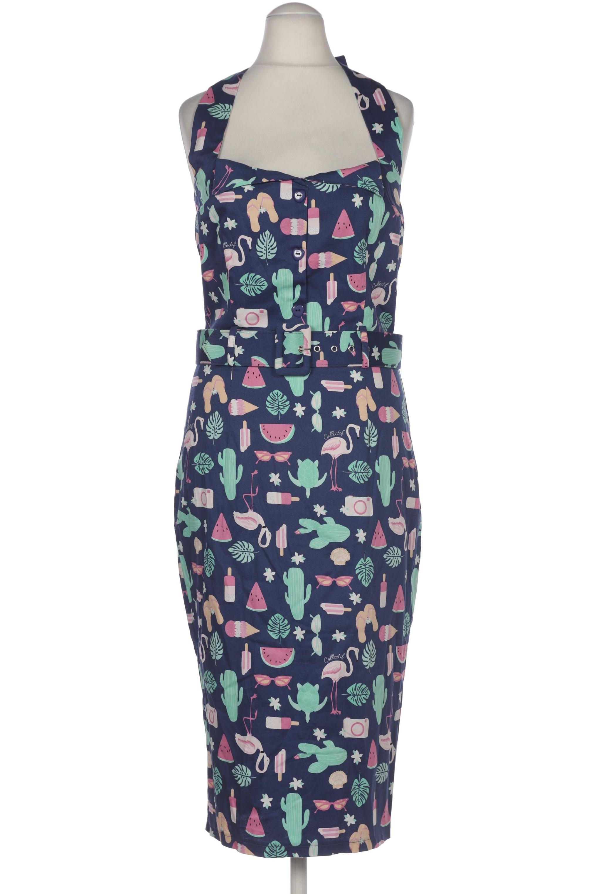 

Collectif Damen Kleid, marineblau, Gr. 40