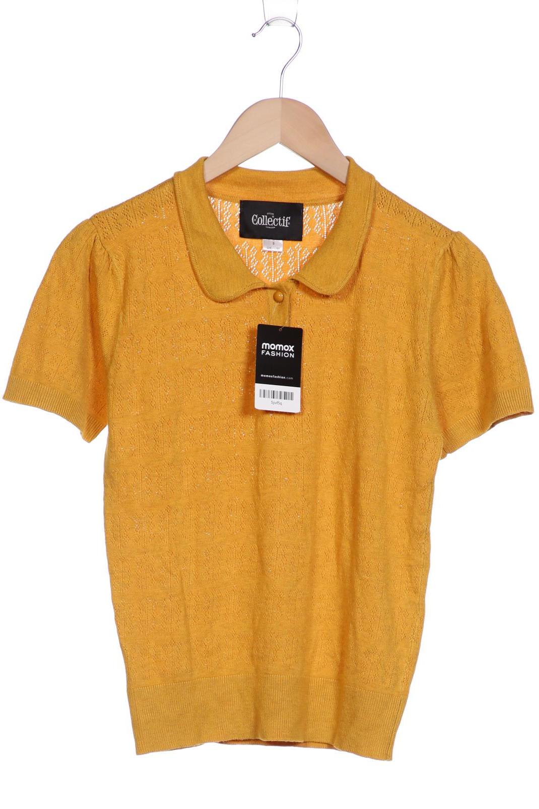 

Collectif Damen Poloshirt, gelb