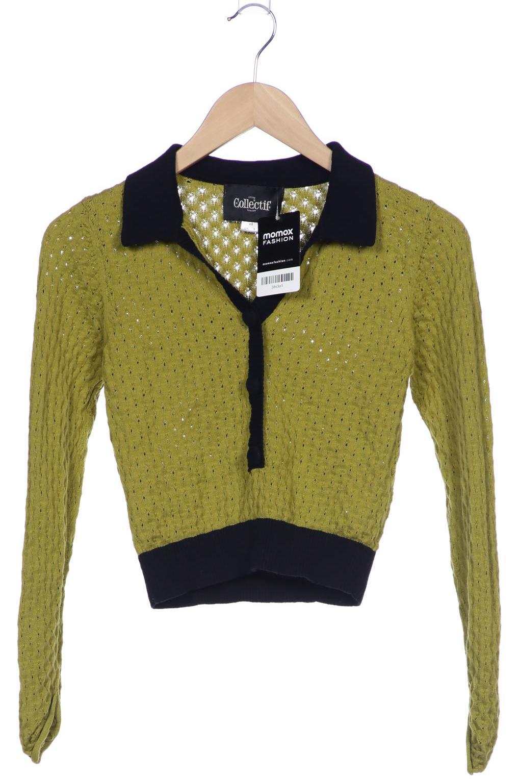 

Collectif Damen Pullover, grün, Gr. 34