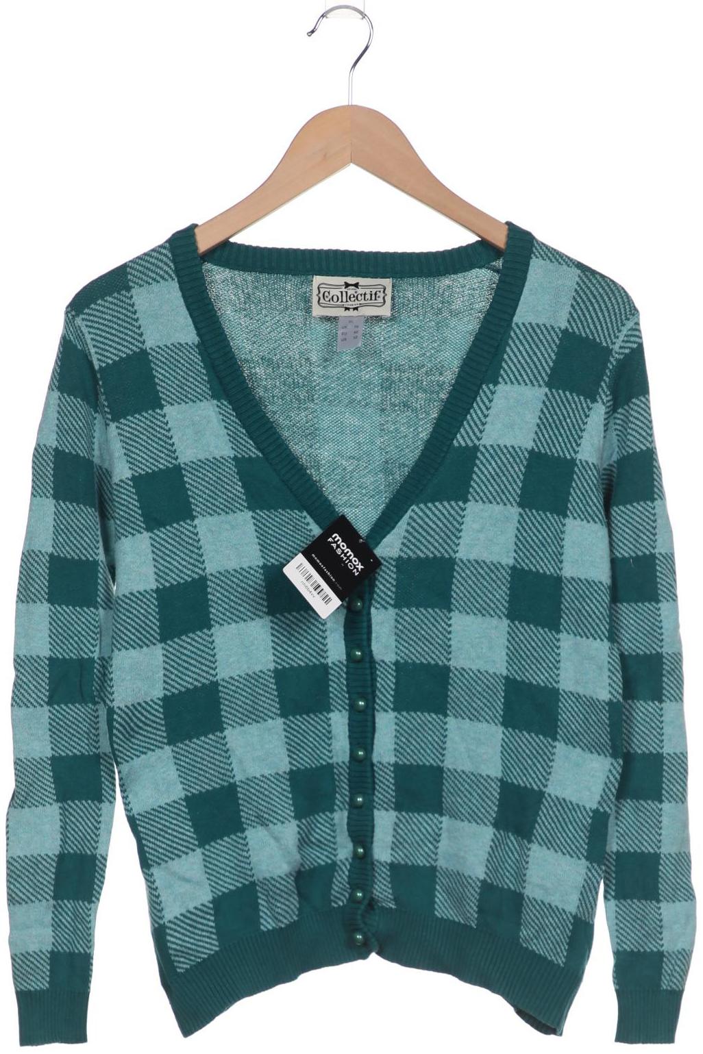 

Collectif Damen Strickjacke, türkis, Gr. 42