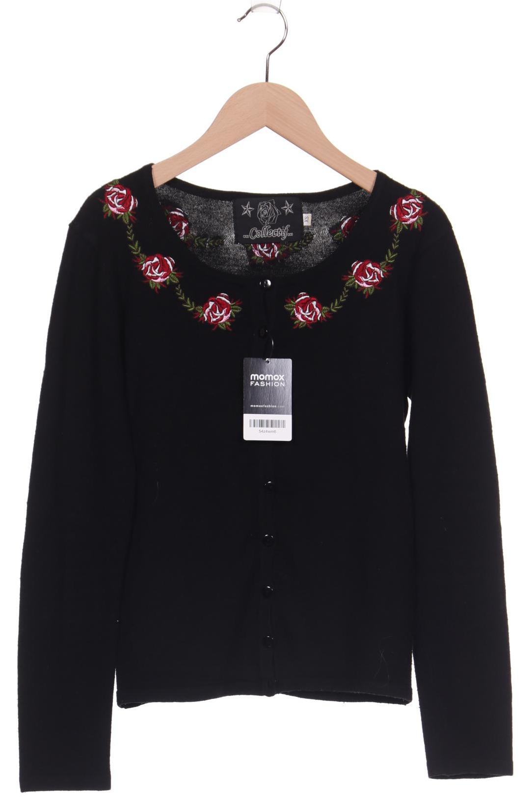 

Collectif Damen Strickjacke, schwarz