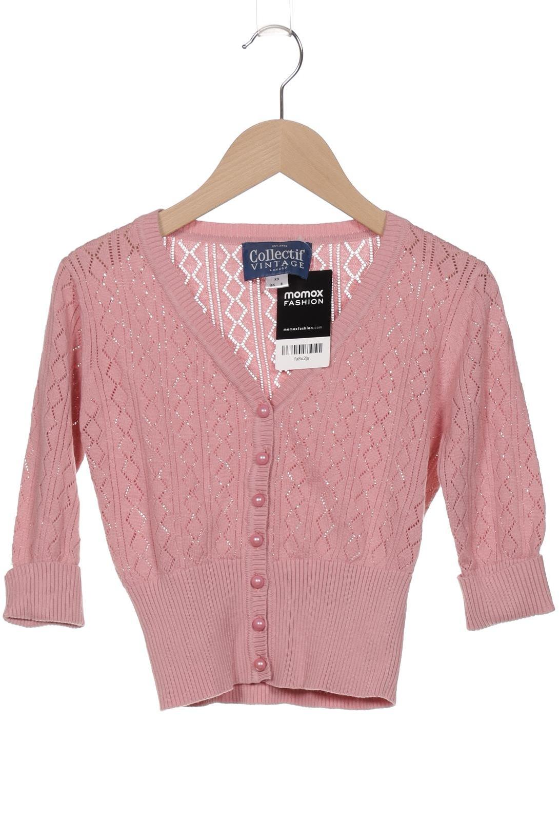 

Collectif Damen Strickjacke, pink, Gr. 34