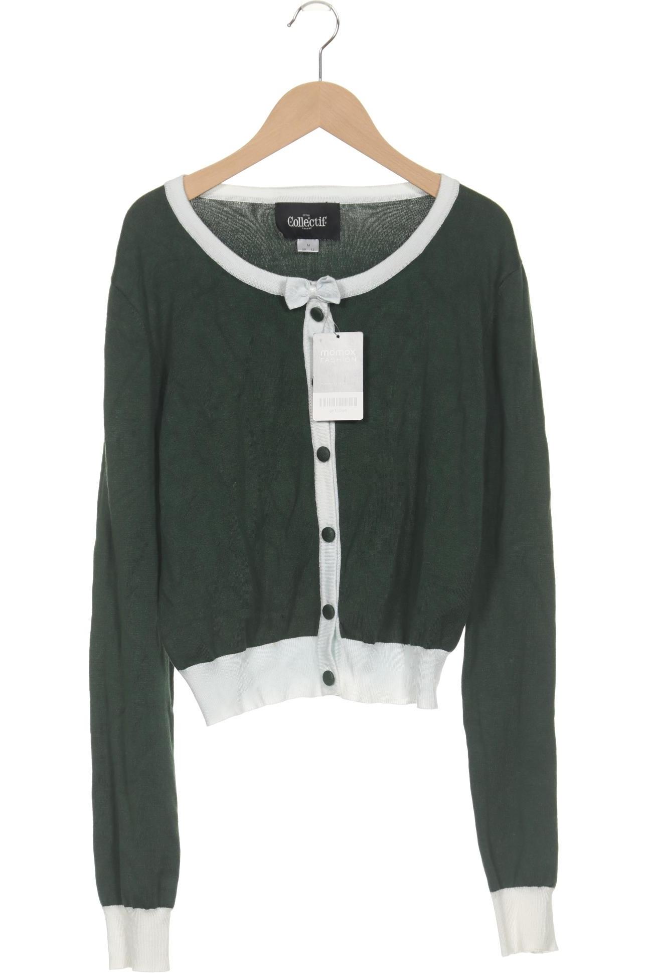 

Collectif Damen Strickjacke, grün, Gr. 38