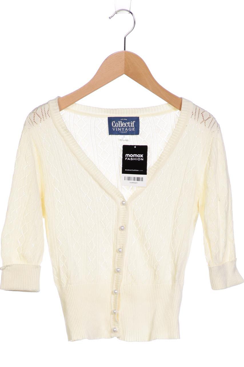 

Collectif Damen Strickjacke, cremeweiß, Gr. 36