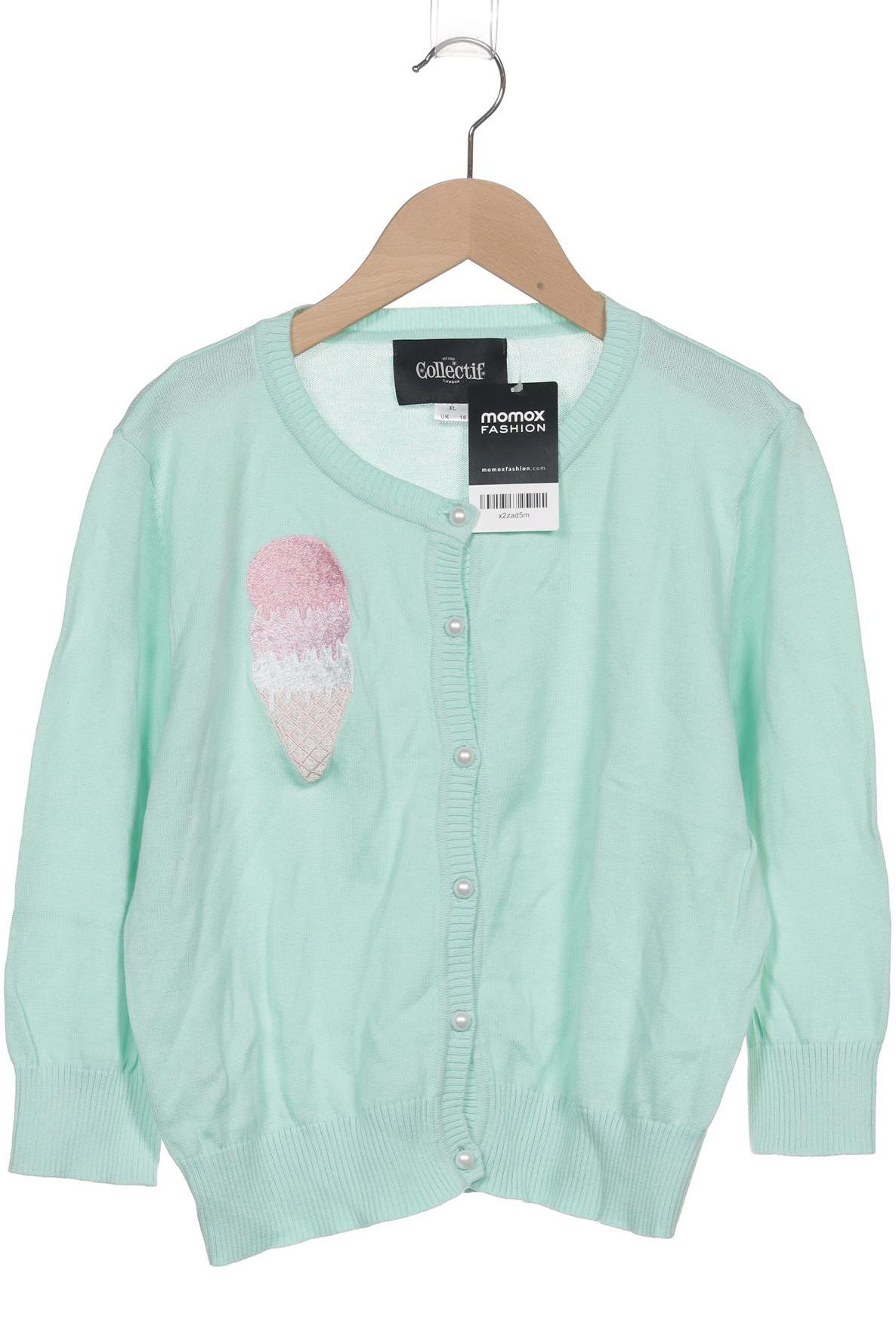

Collectif Damen Strickjacke, hellgrün, Gr. 42