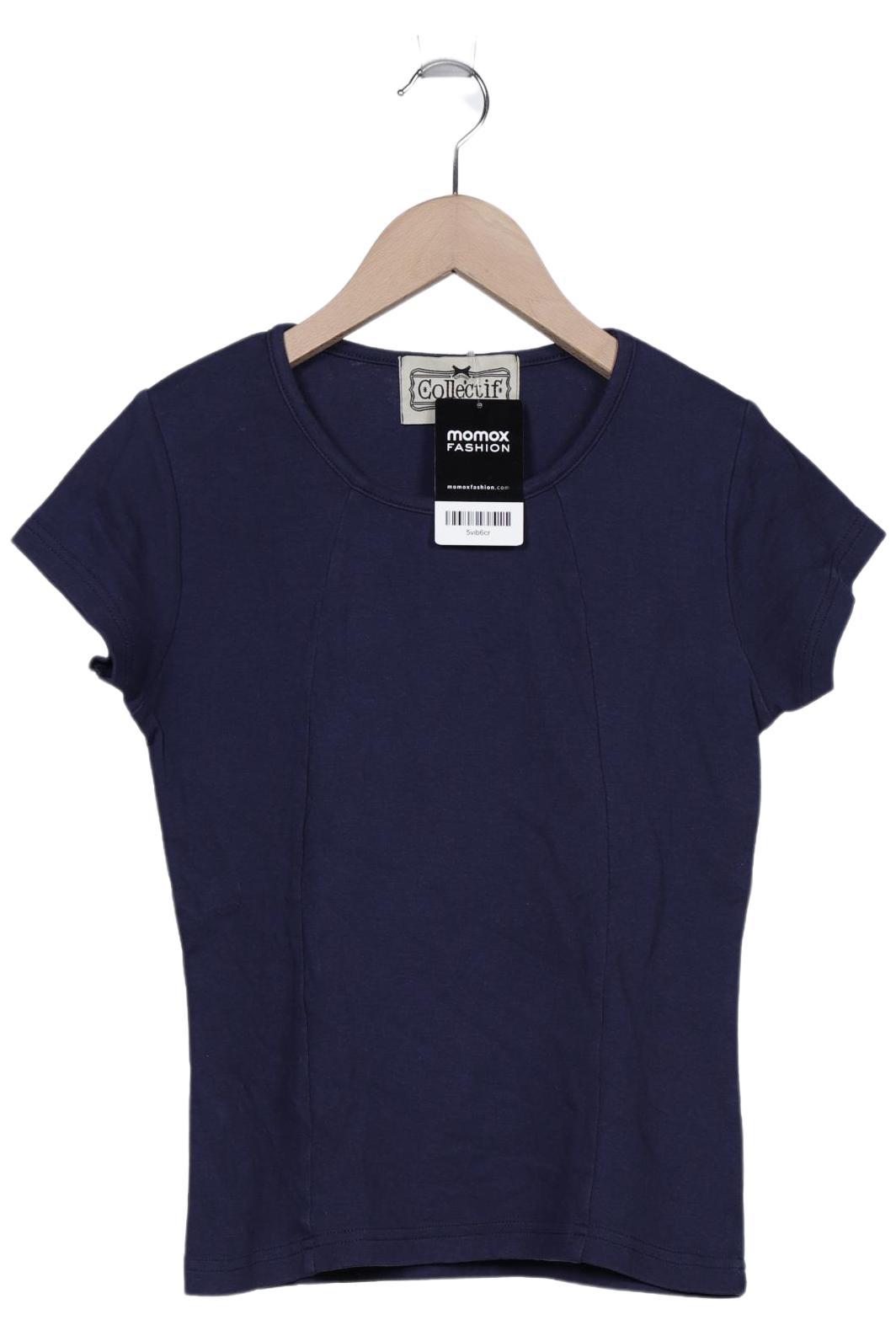 

Collectif Damen T-Shirt, marineblau, Gr. 10