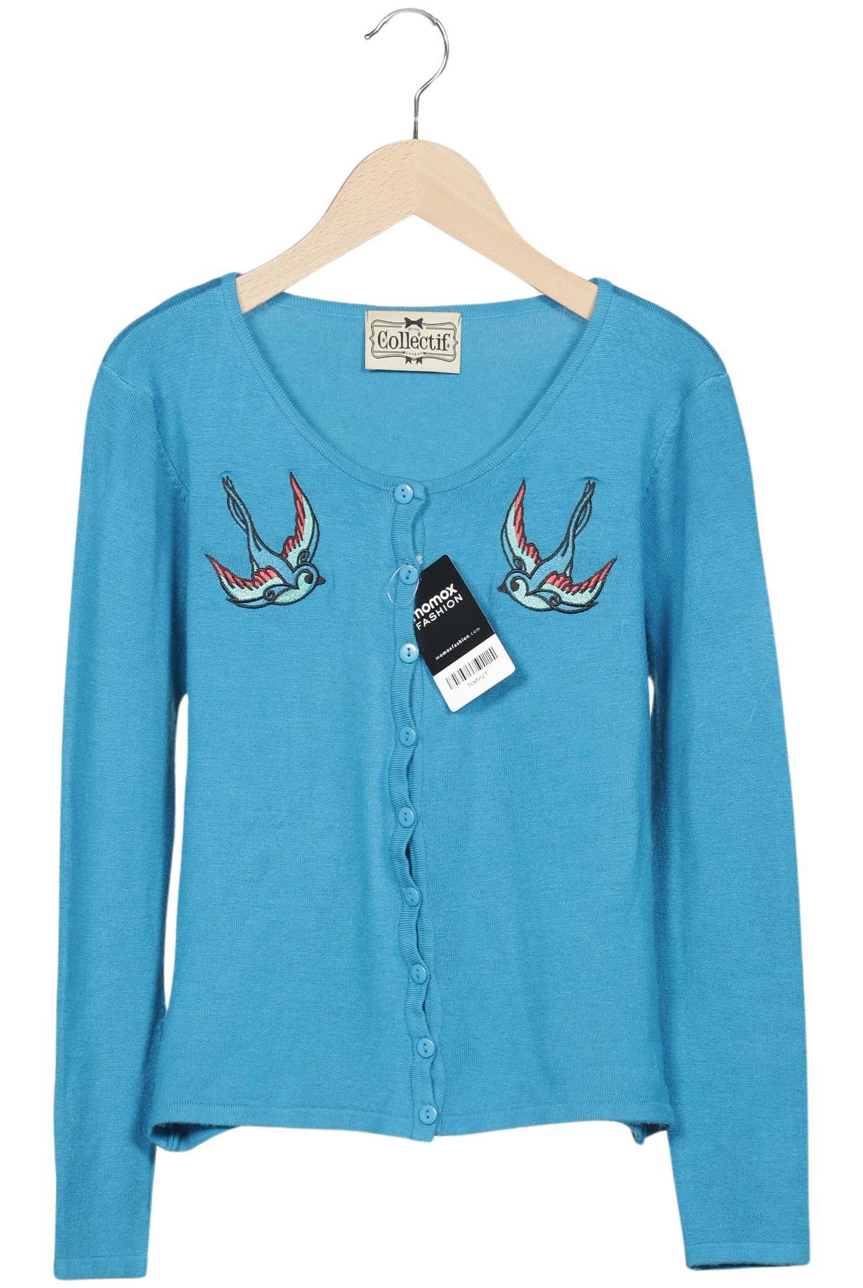 

Collectif London Damen Strickjacke, hellblau, Gr. 34