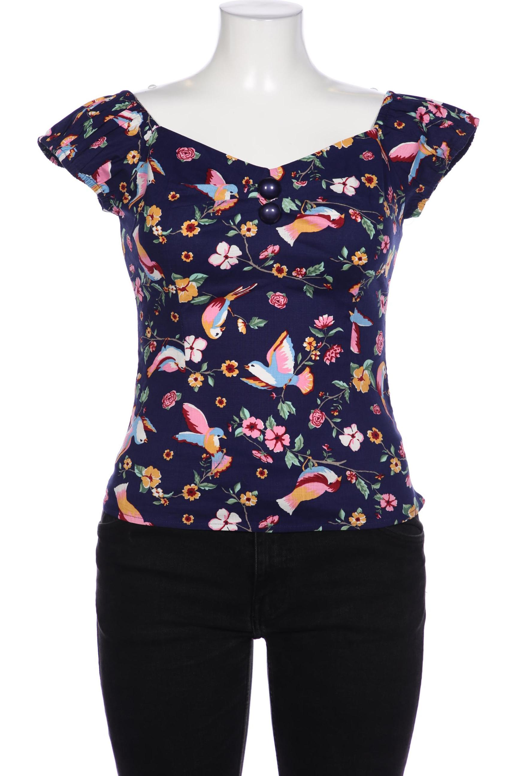 

Collectif London Damen Bluse, marineblau, Gr. 40