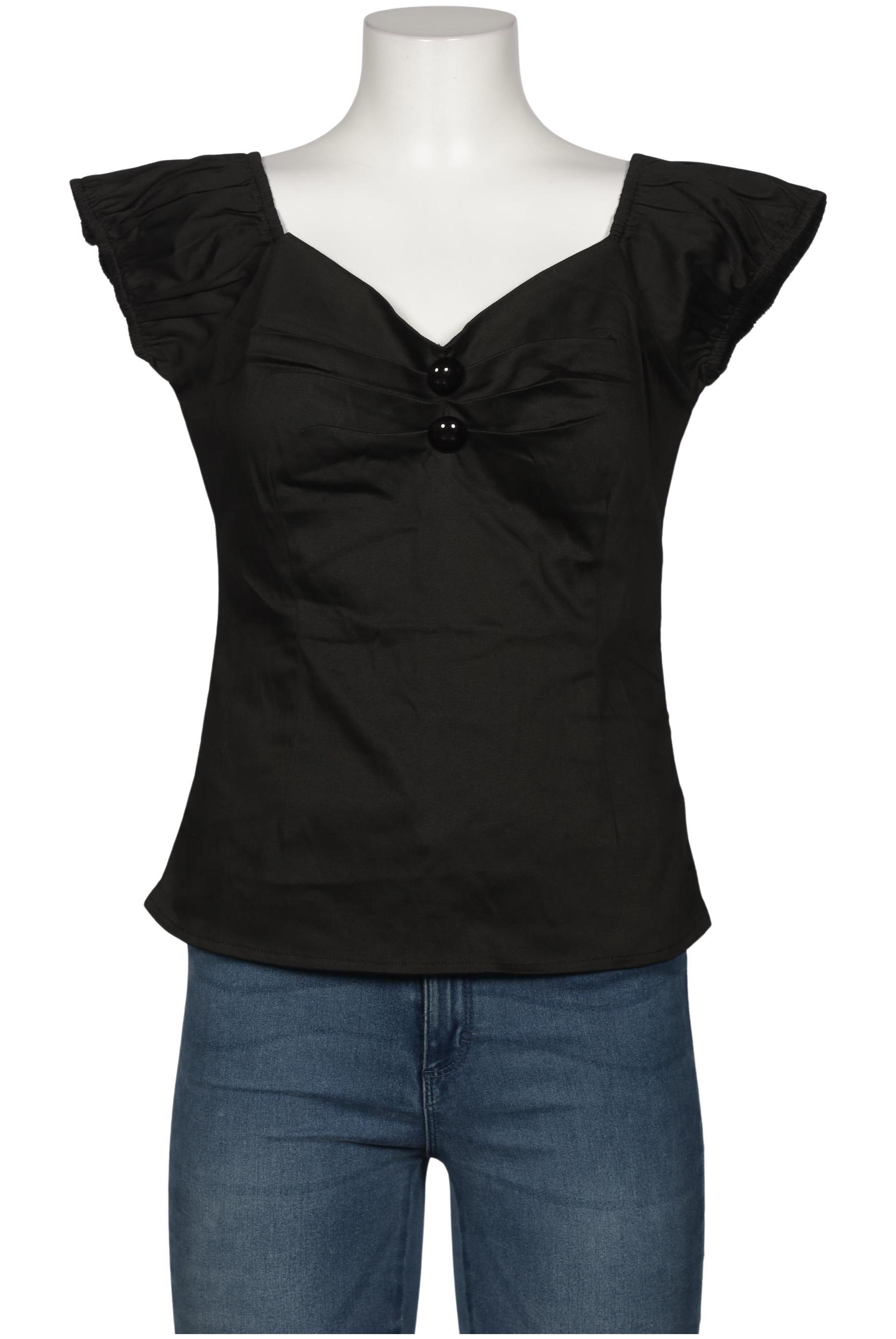 

Collectif London Damen Bluse, schwarz, Gr. 40