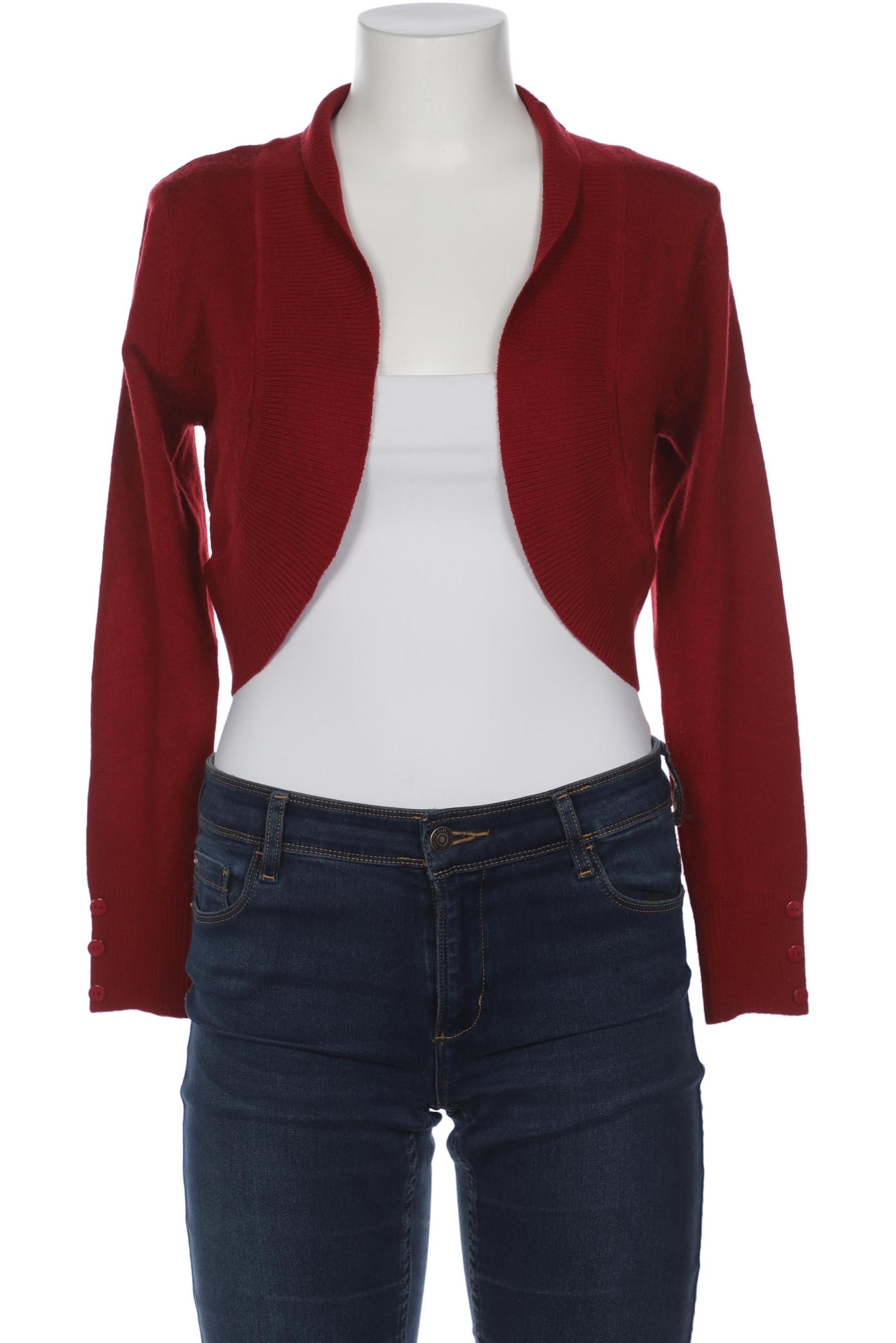 Thumbnail - Collectif London Damen Strickjacke, rot, Gr. 38