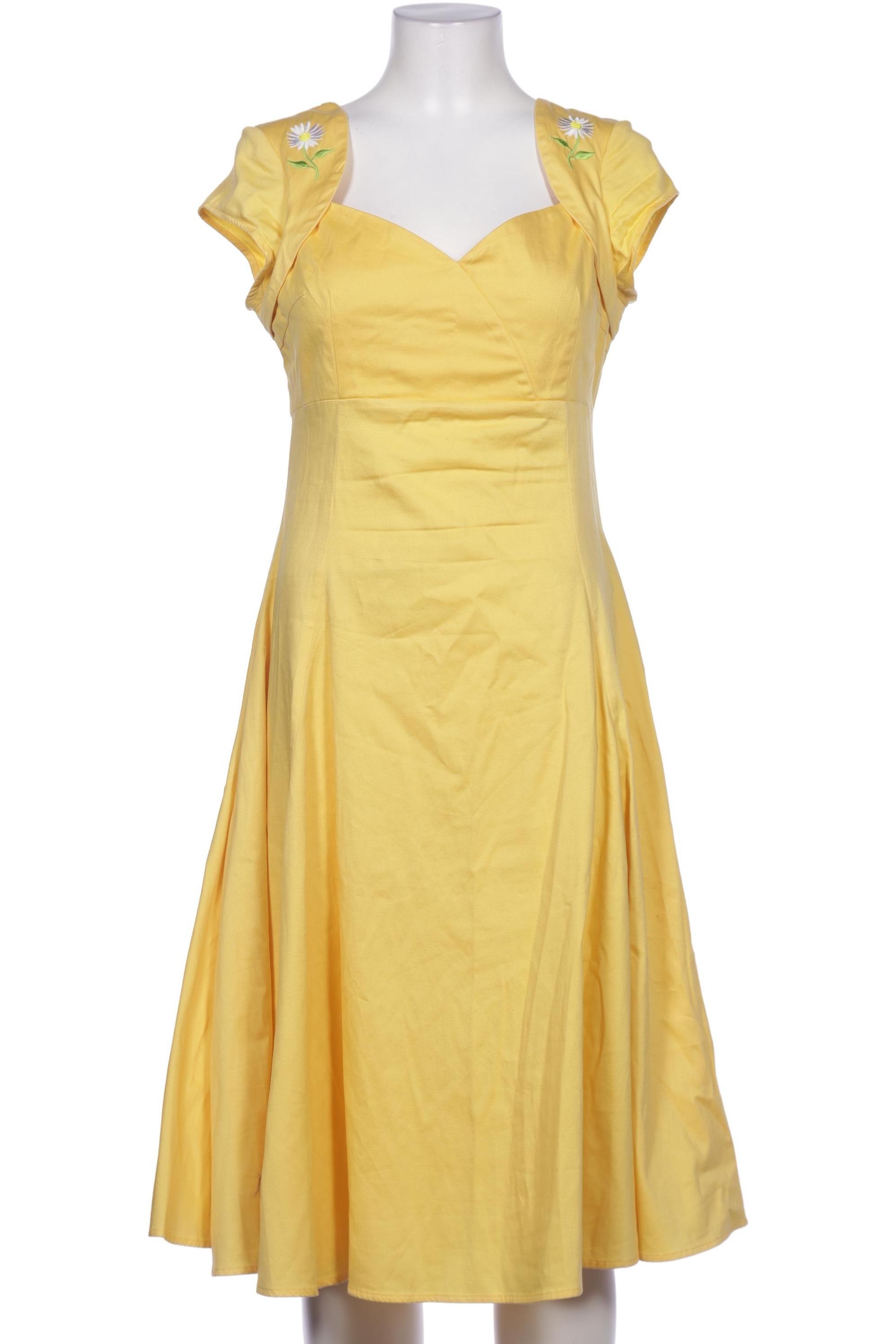 Thumbnail - Collectif London Damen Kleid, gelb, Gr. 38