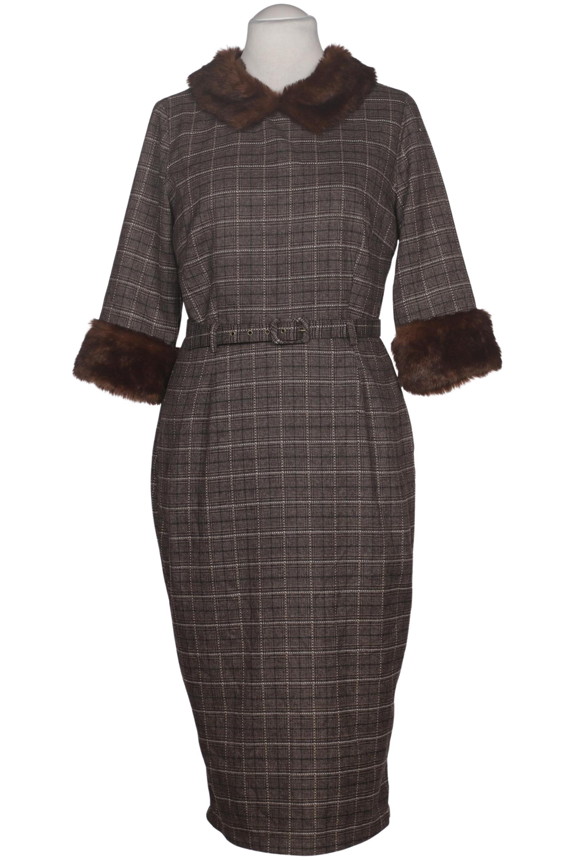 

Collectif London Damen Kleid, braun, Gr. 40