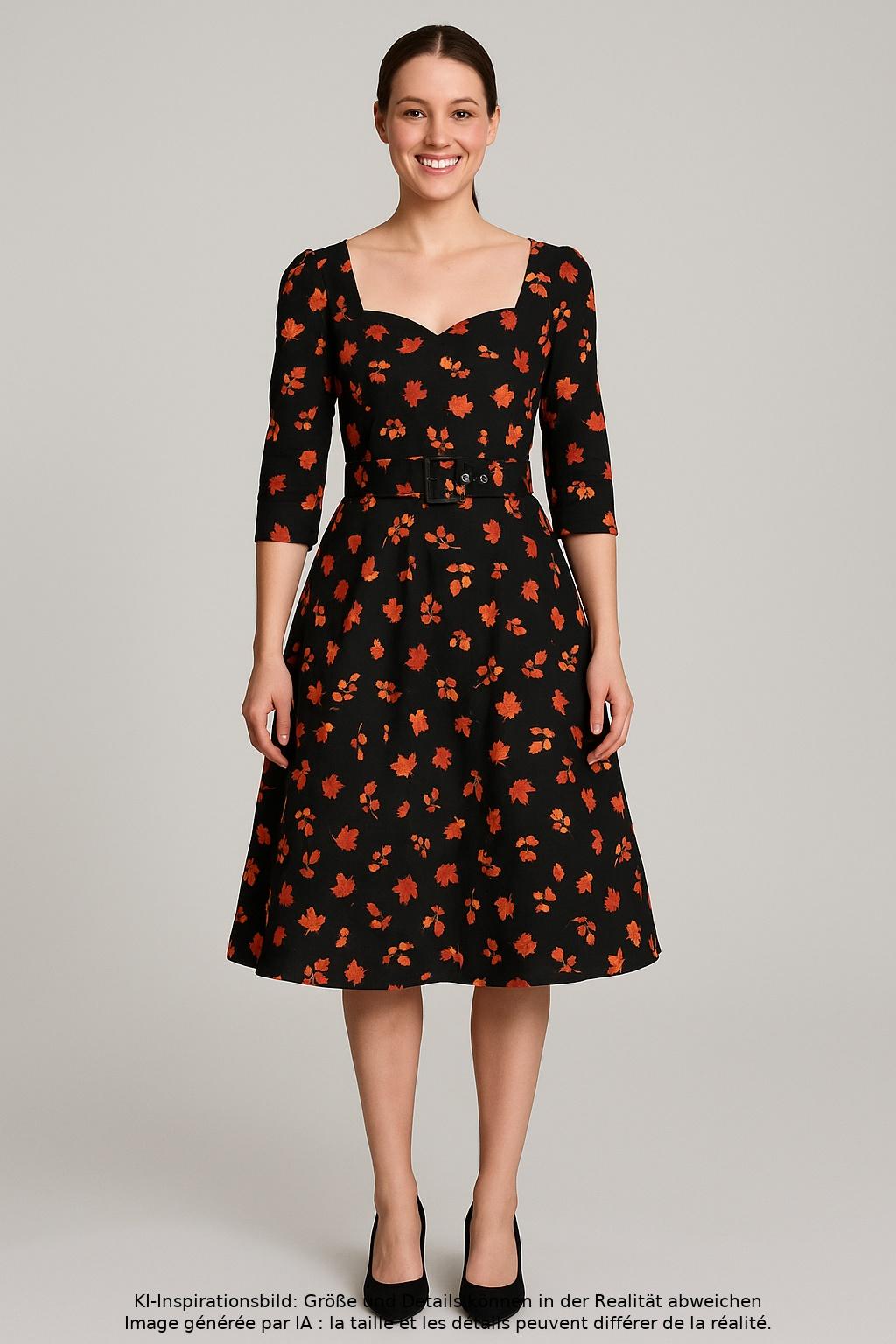 

Collectif London Damen Kleid, mehrfarbig, Gr. 32