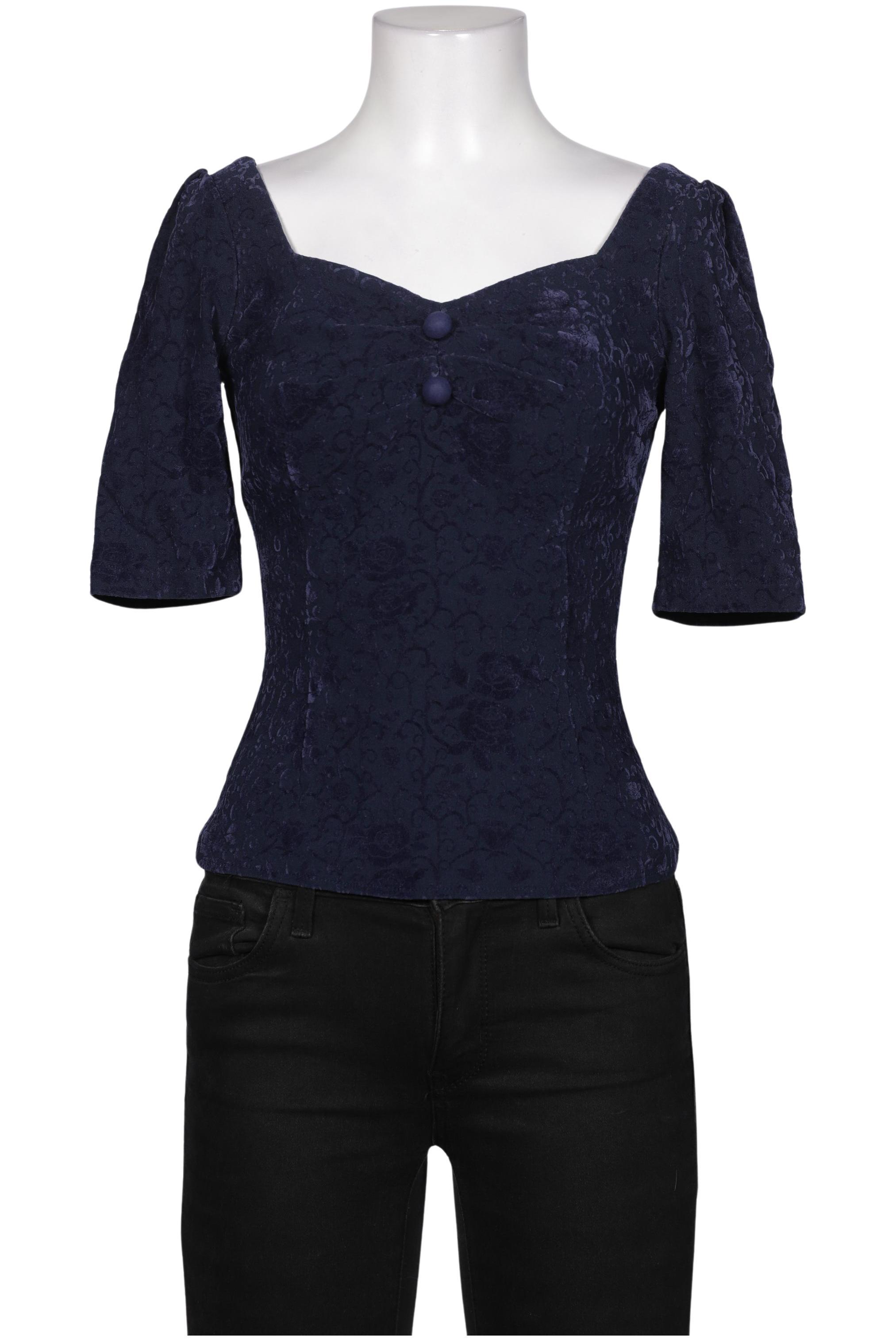 

Collectif London Damen Bluse, marineblau, Gr. 36