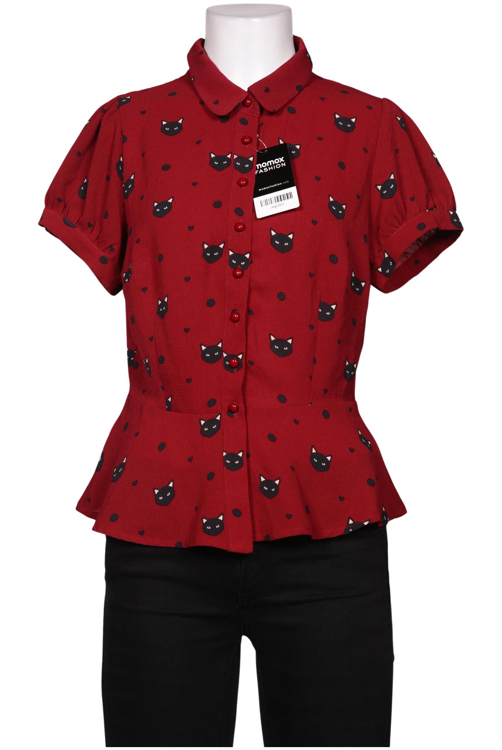 

Collectif London Damen Bluse, rot, Gr. 36